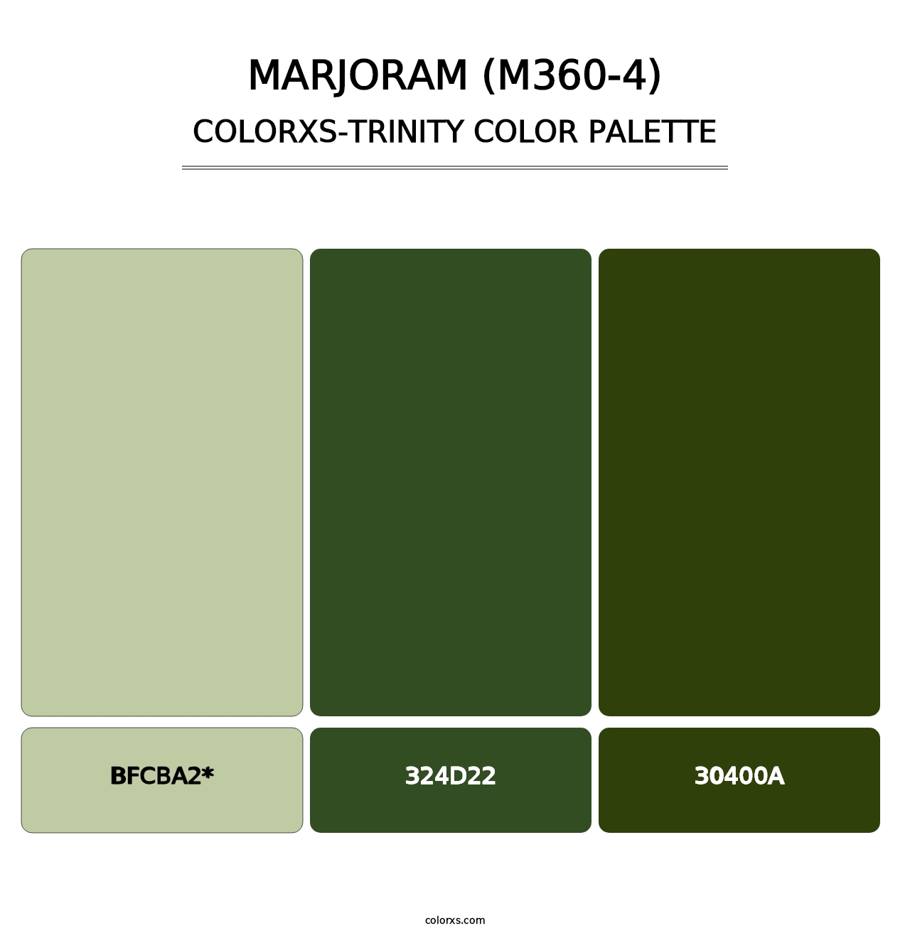 Marjoram (M360-4) - Colorxs Trinity Palette