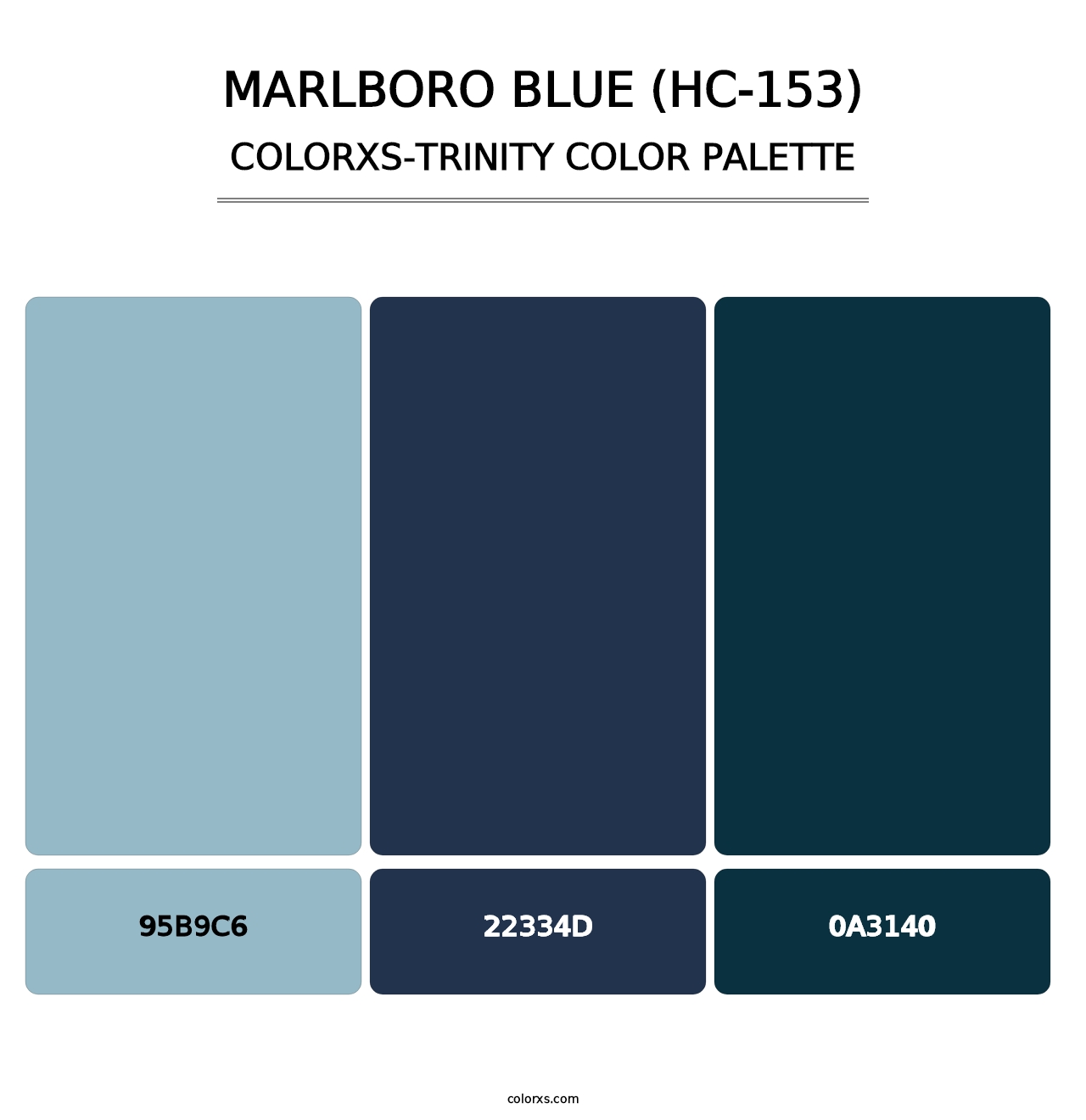 Marlboro Blue (HC-153) - Colorxs Trinity Palette
