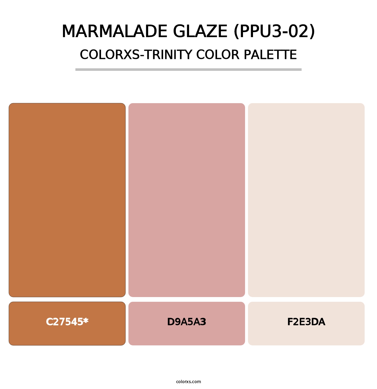Marmalade Glaze (PPU3-02) - Colorxs Trinity Palette