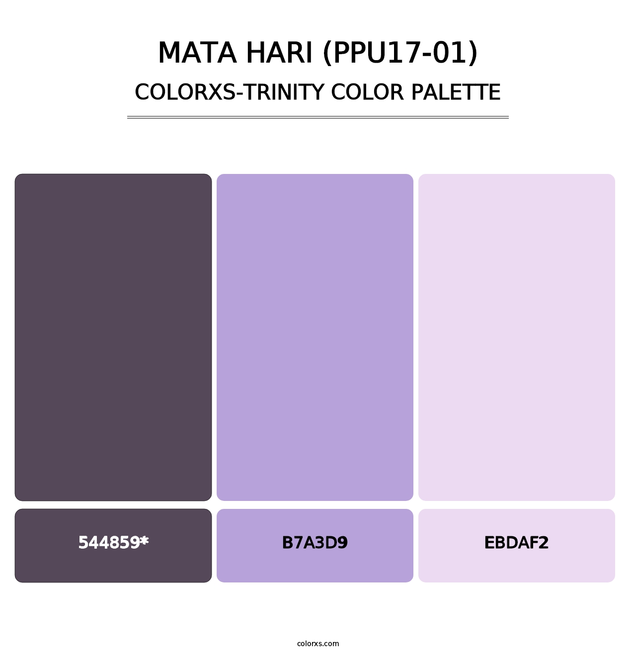 Mata Hari (PPU17-01) - Colorxs Trinity Palette
