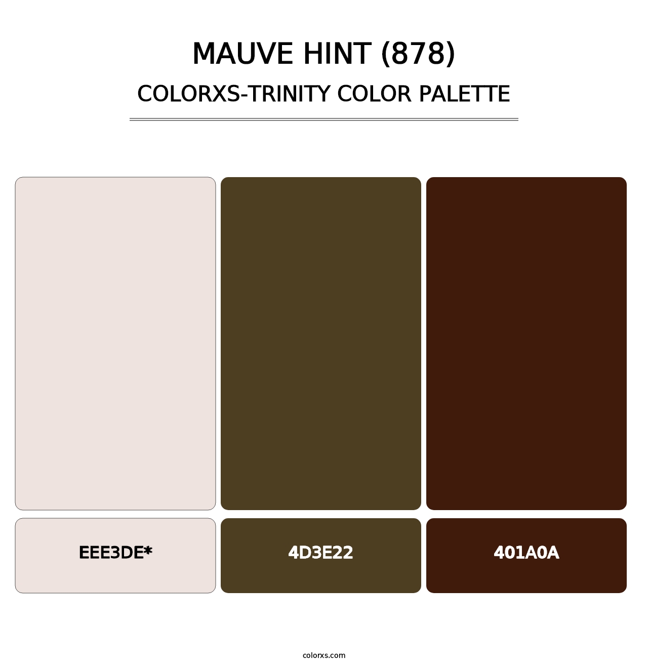 Mauve Hint (878) - Colorxs Trinity Palette