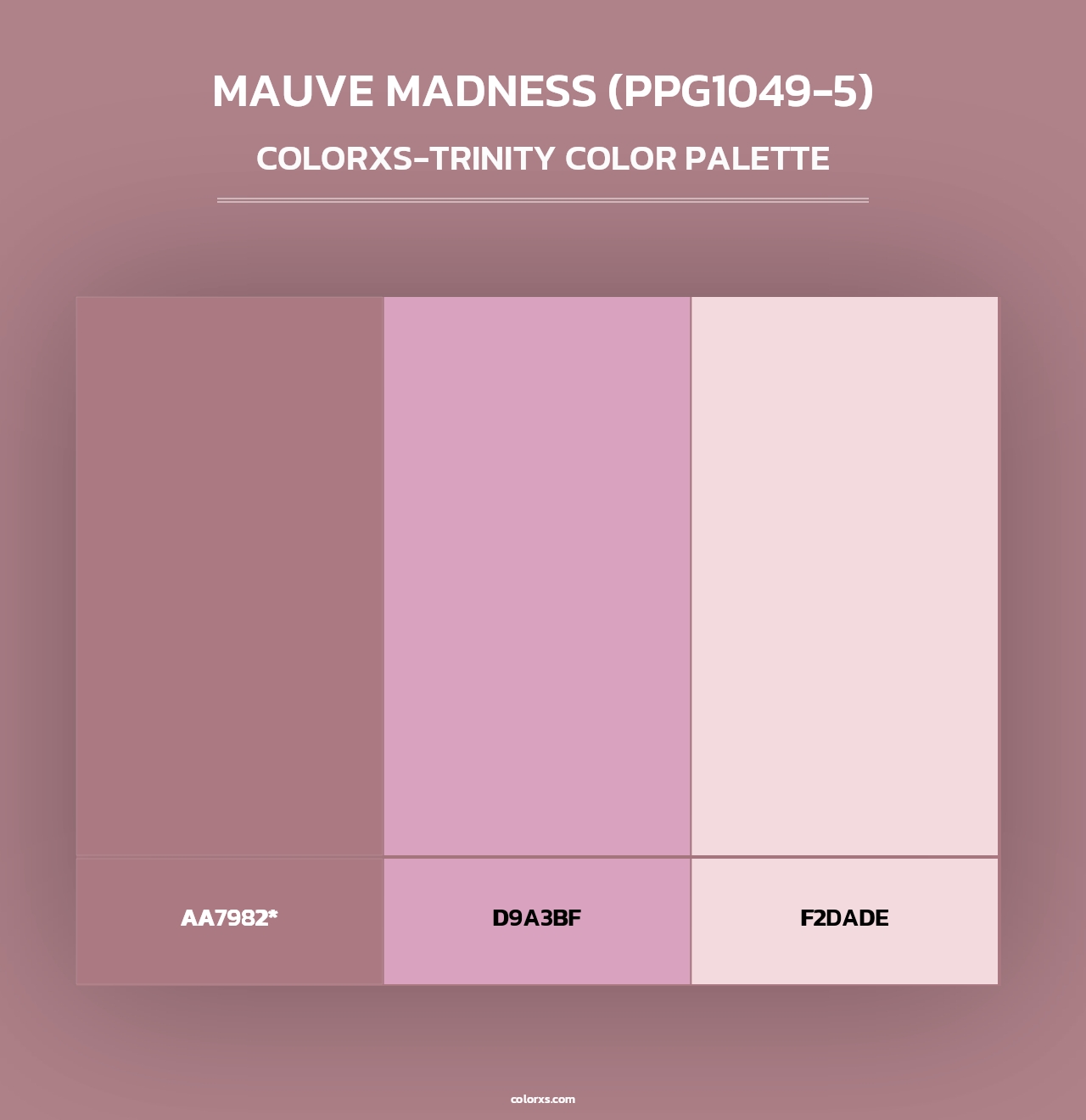 Mauve Madness (PPG1049-5) - Colorxs Trinity Palette