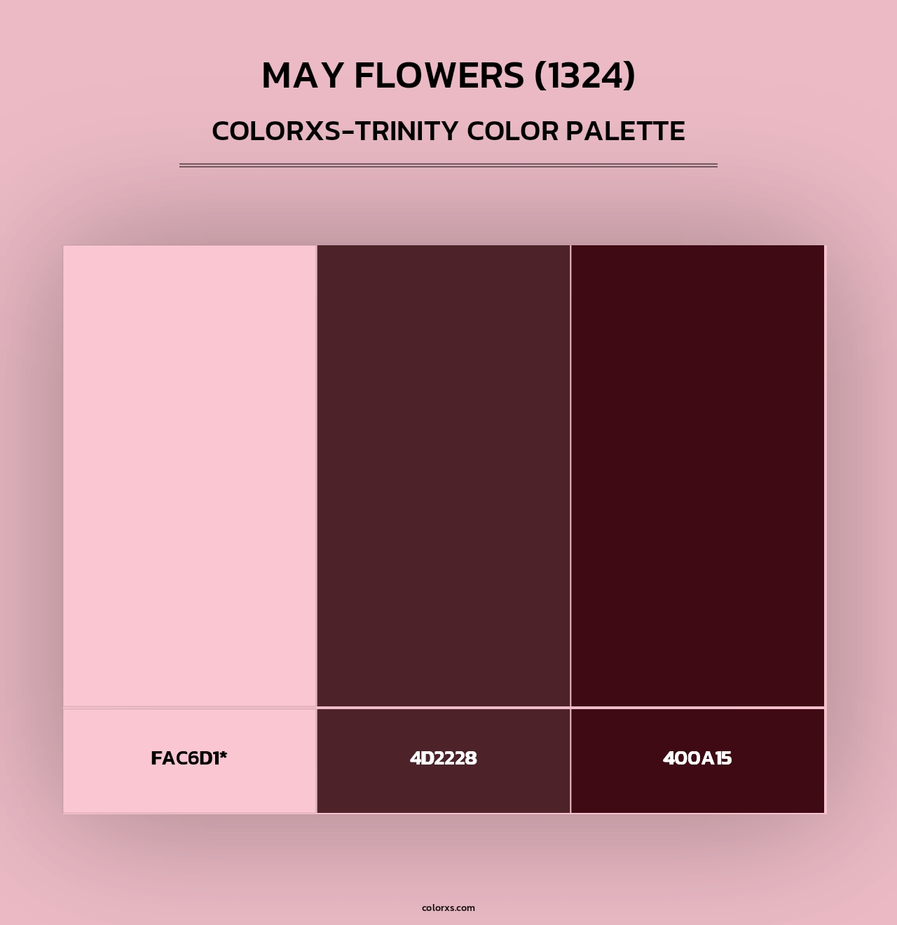 May Flowers (1324) - Colorxs Trinity Palette