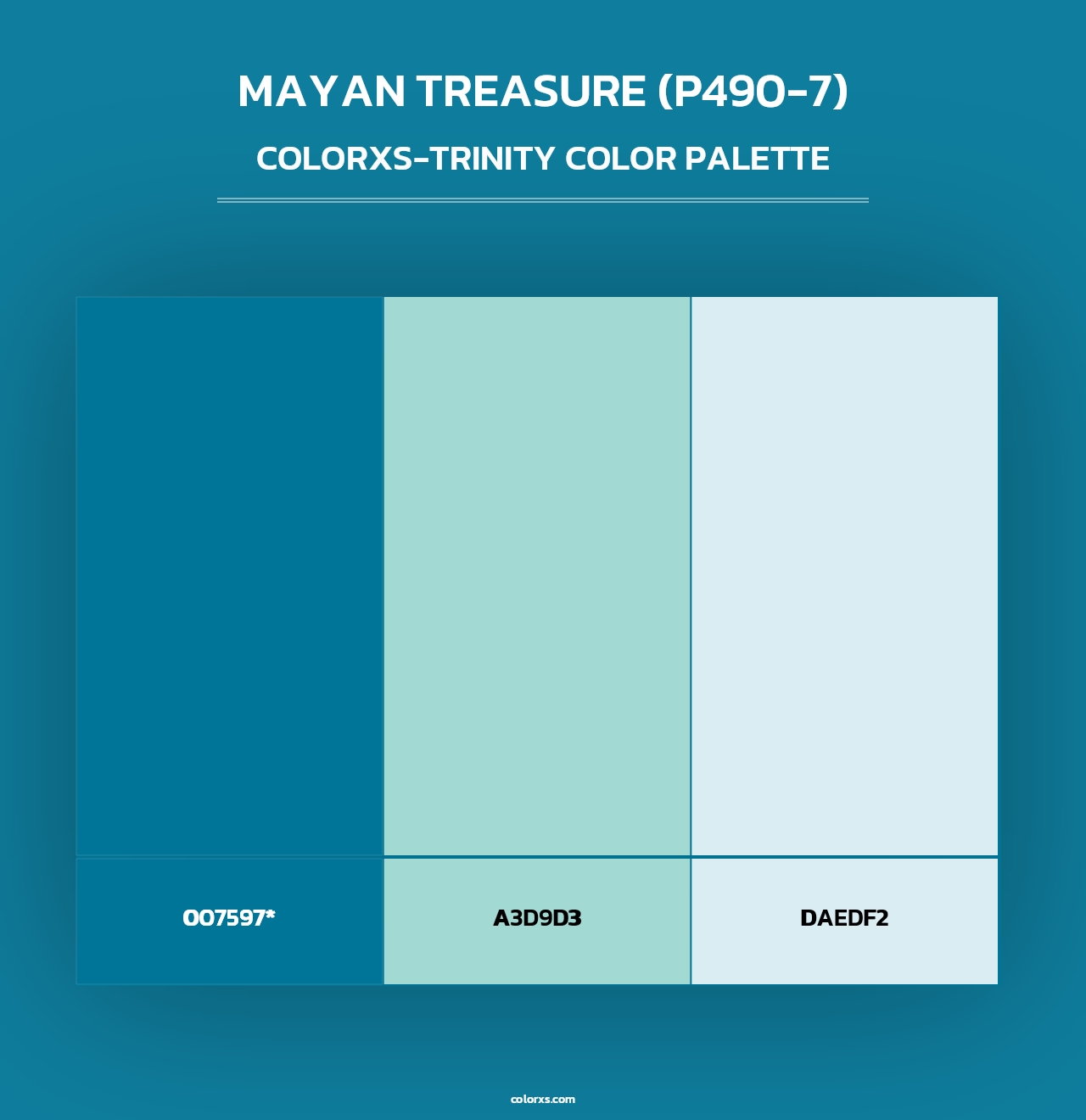 Mayan Treasure (P490-7) - Colorxs Trinity Palette