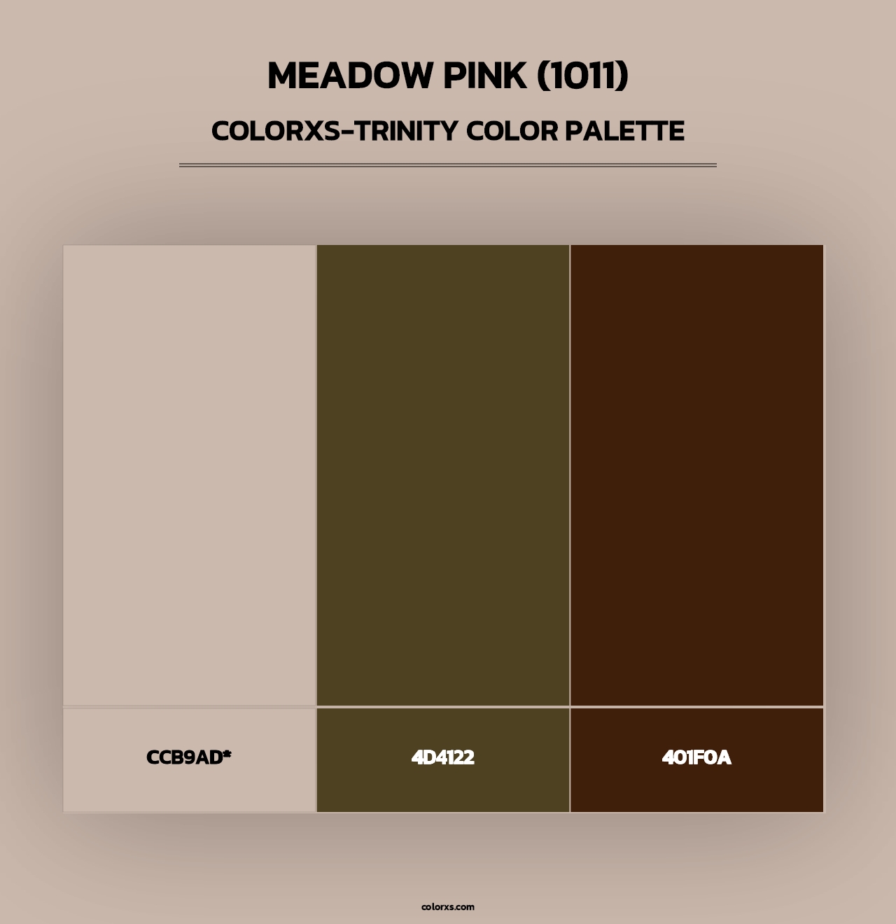 Meadow Pink (1011) - Colorxs Trinity Palette