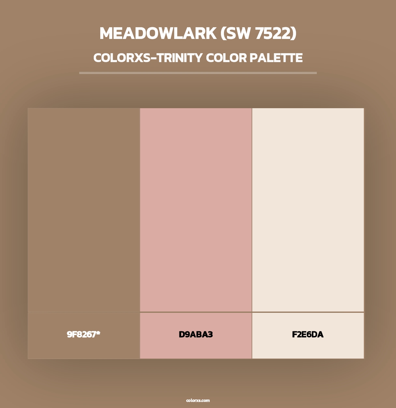 Meadowlark (SW 7522) - Colorxs Trinity Palette