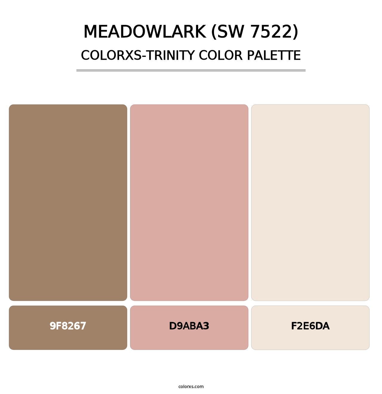 Meadowlark (SW 7522) - Colorxs Trinity Palette