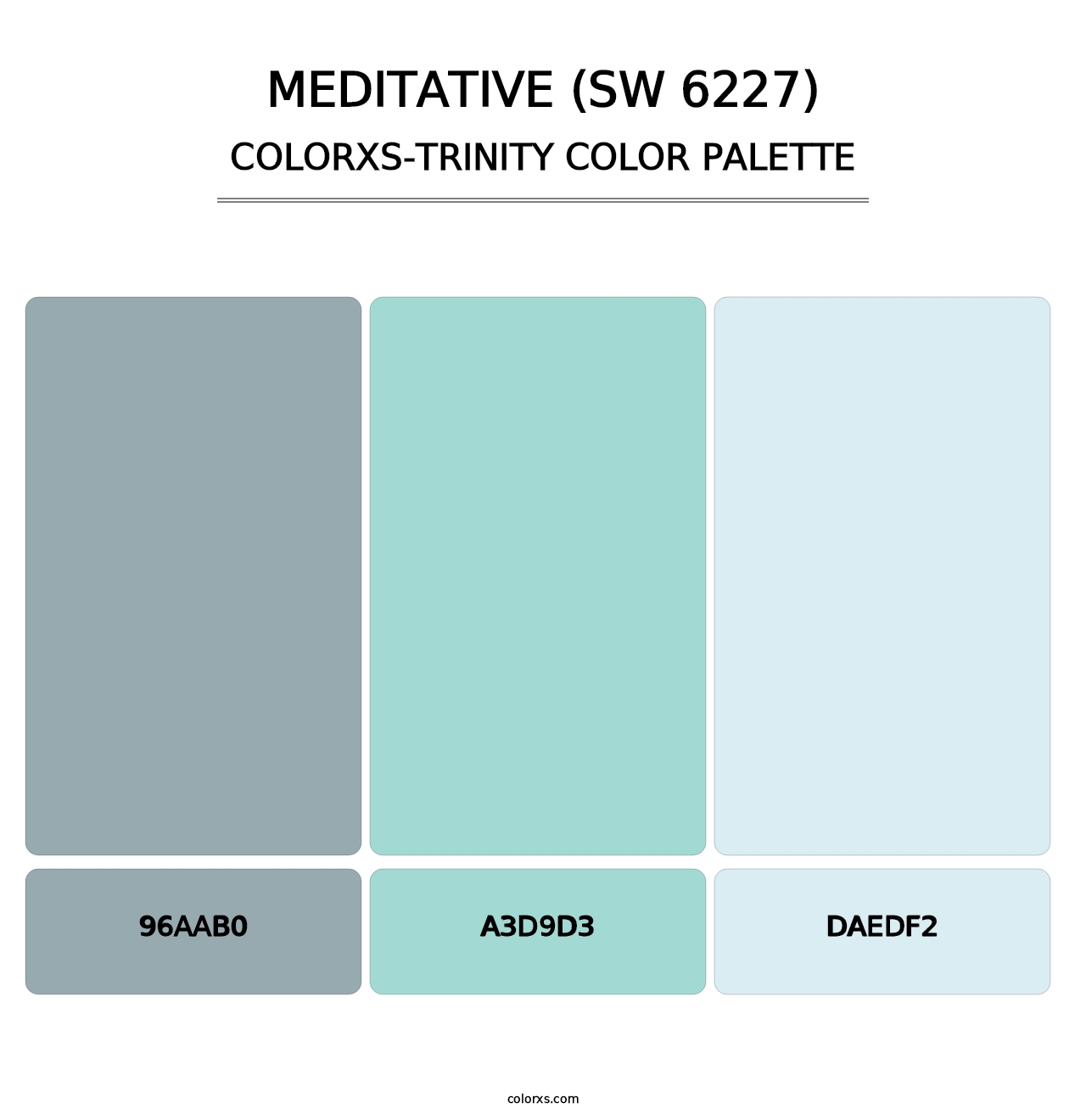 Meditative (SW 6227) - Colorxs Trinity Palette