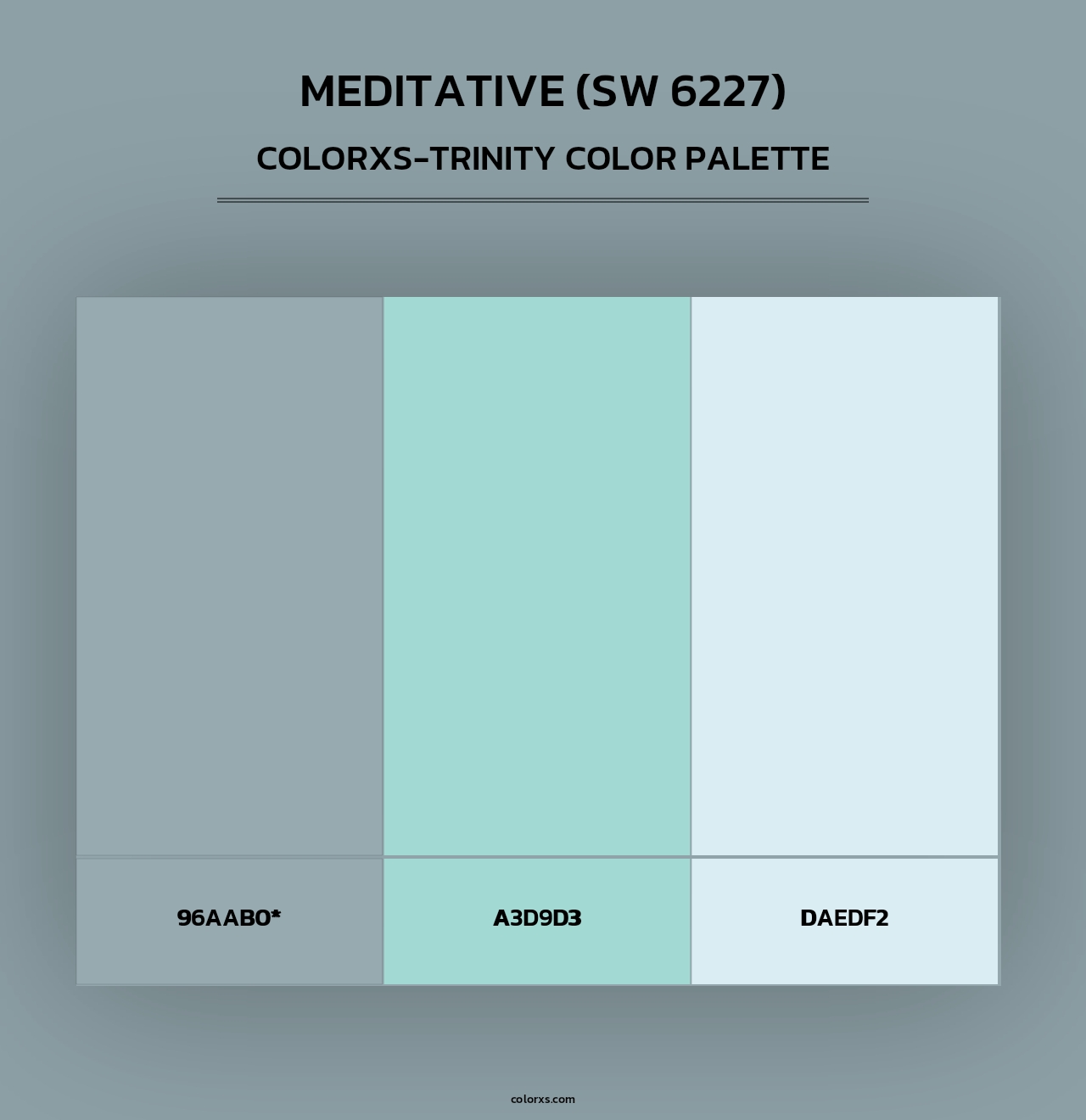 Meditative (SW 6227) - Colorxs Trinity Palette
