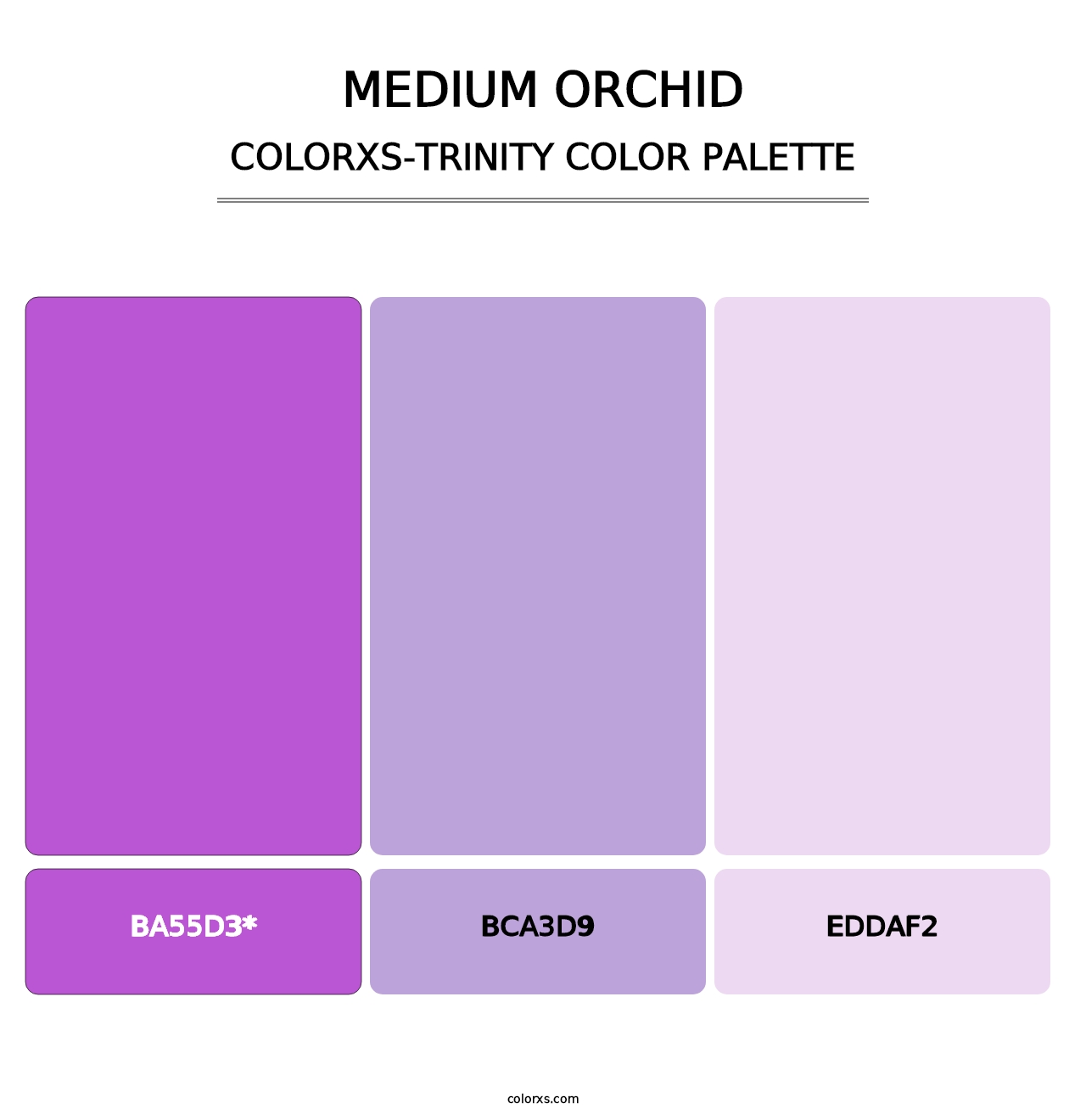 Medium Orchid - Colorxs Trinity Palette