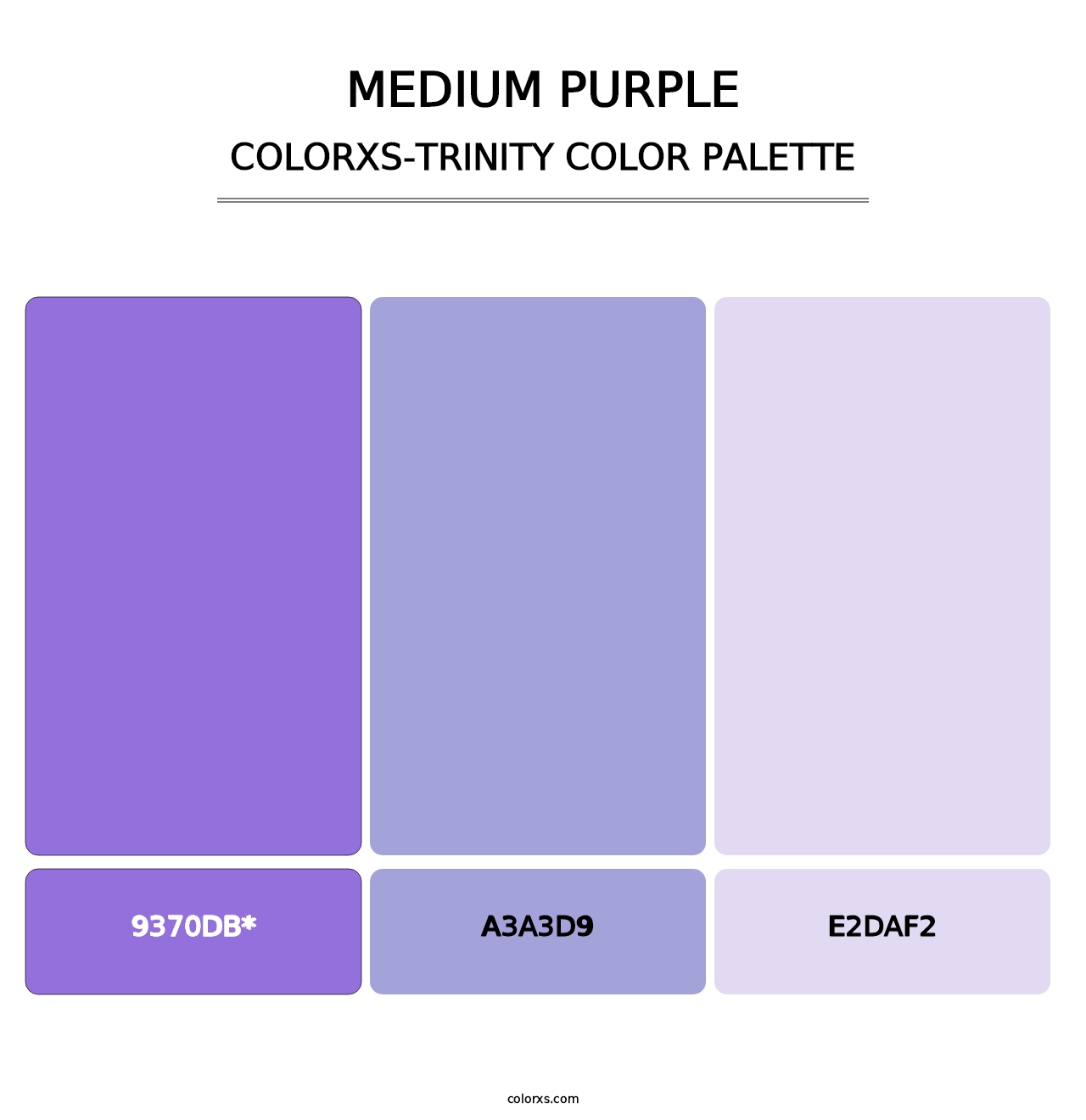 Medium Purple - Colorxs Trinity Palette