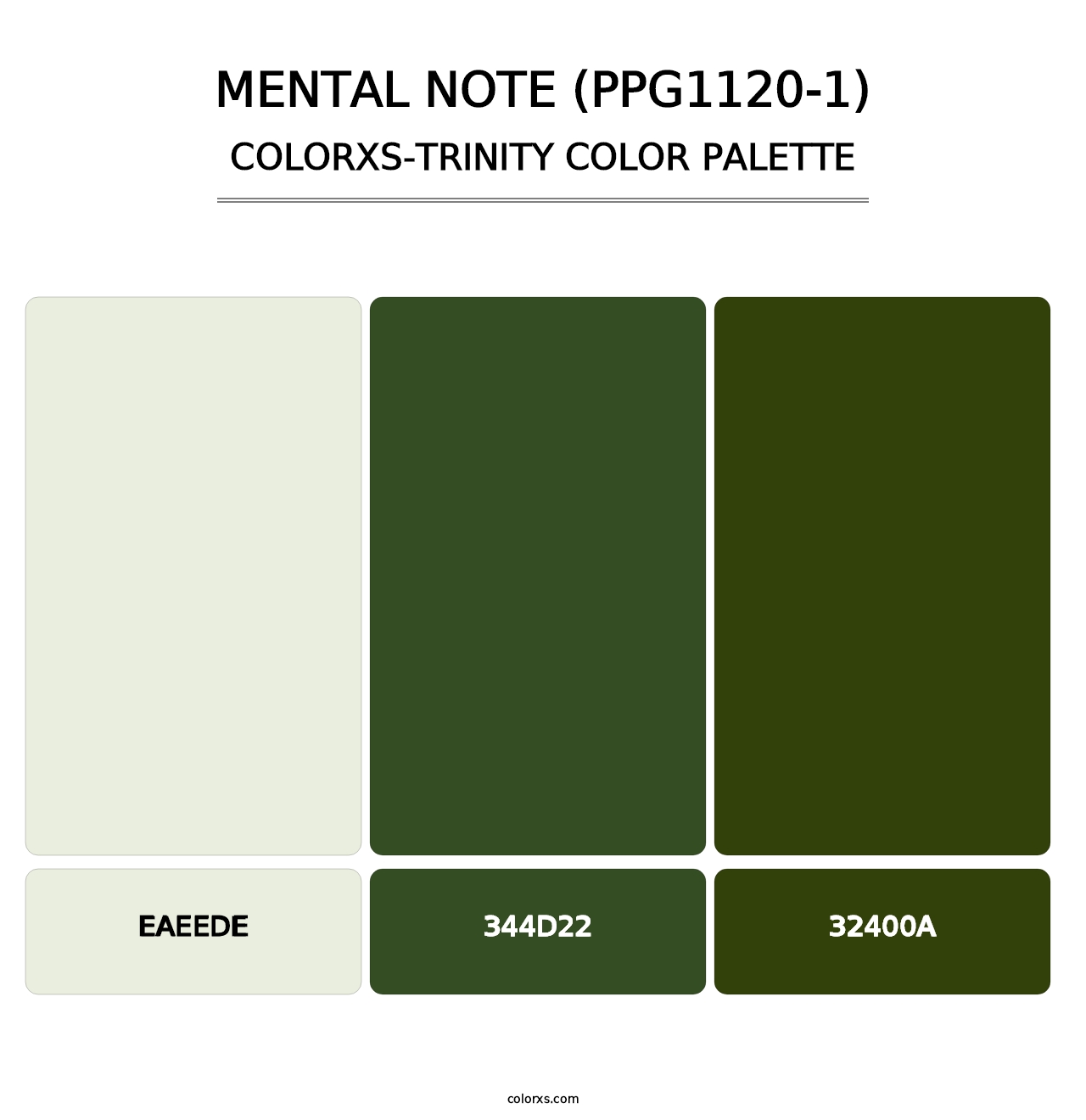 Mental Note (PPG1120-1) - Colorxs Trinity Palette