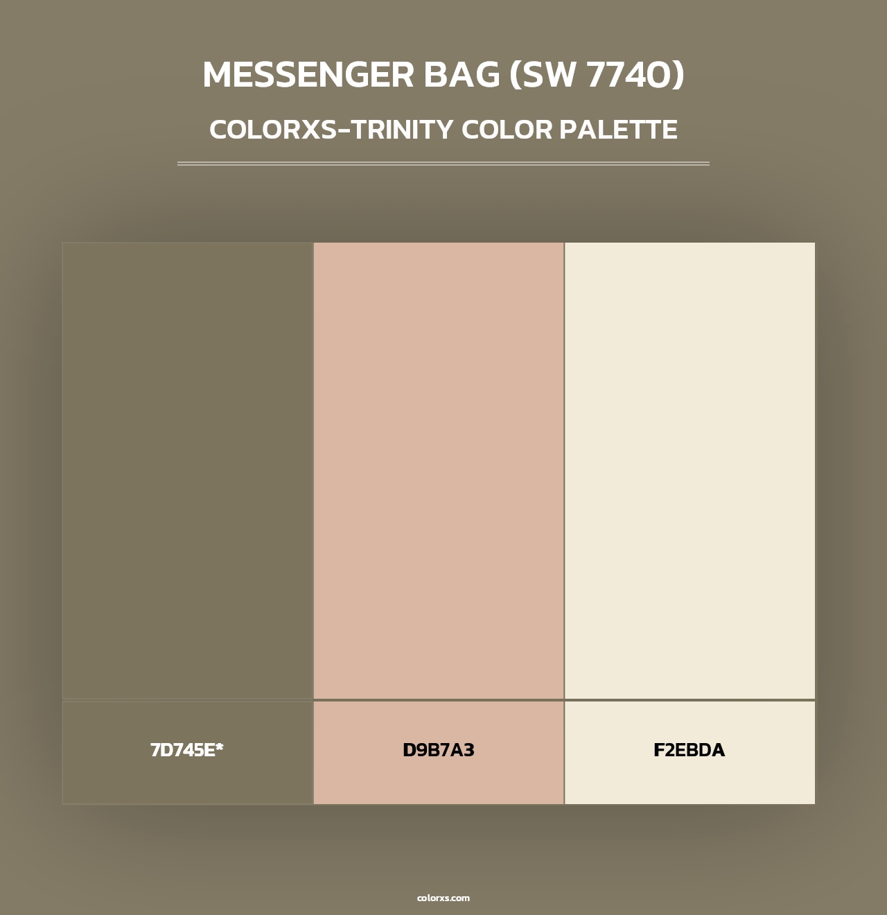 Messenger Bag (SW 7740) - Colorxs Trinity Palette