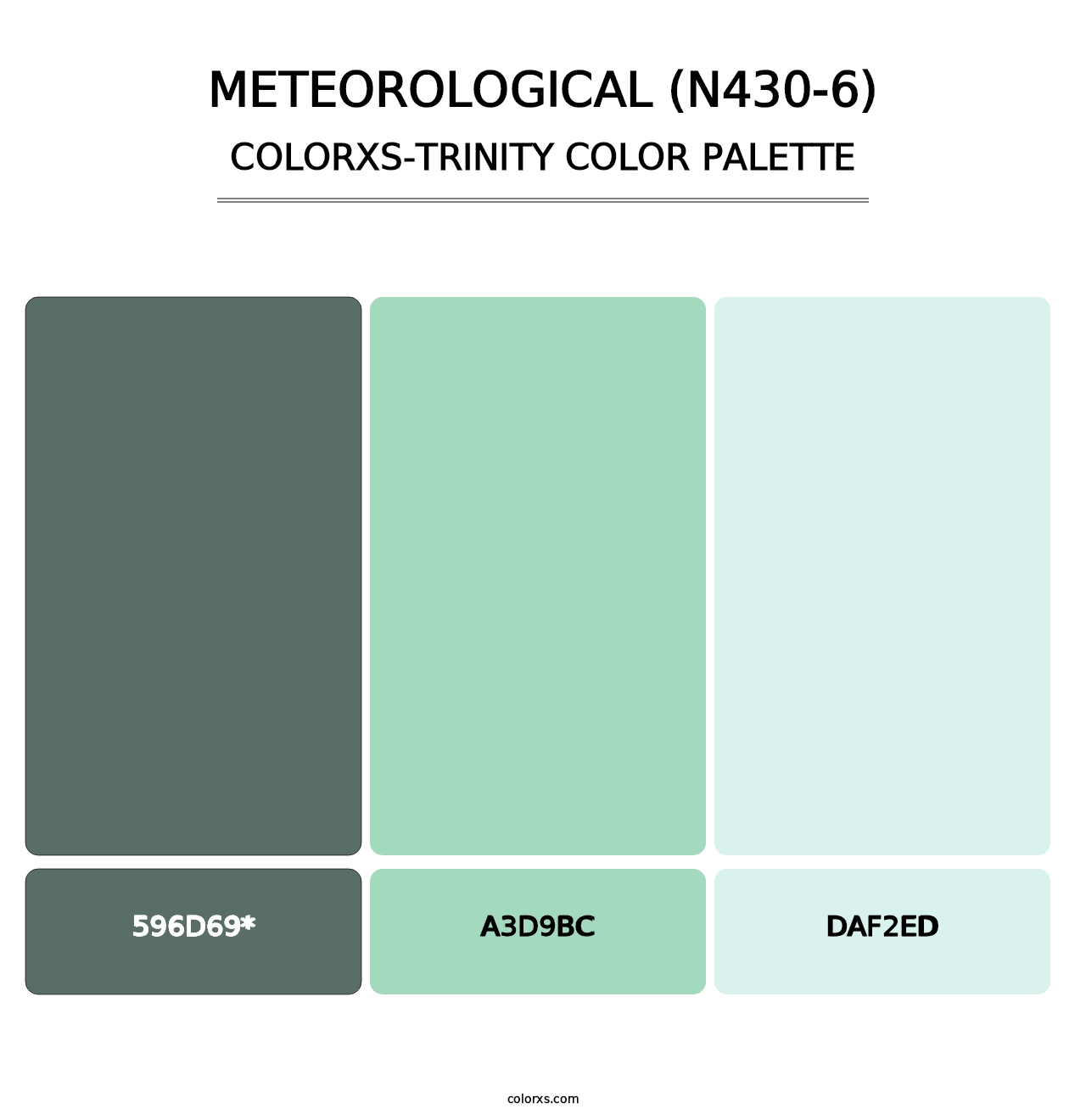 Meteorological (N430-6) - Colorxs Trinity Palette