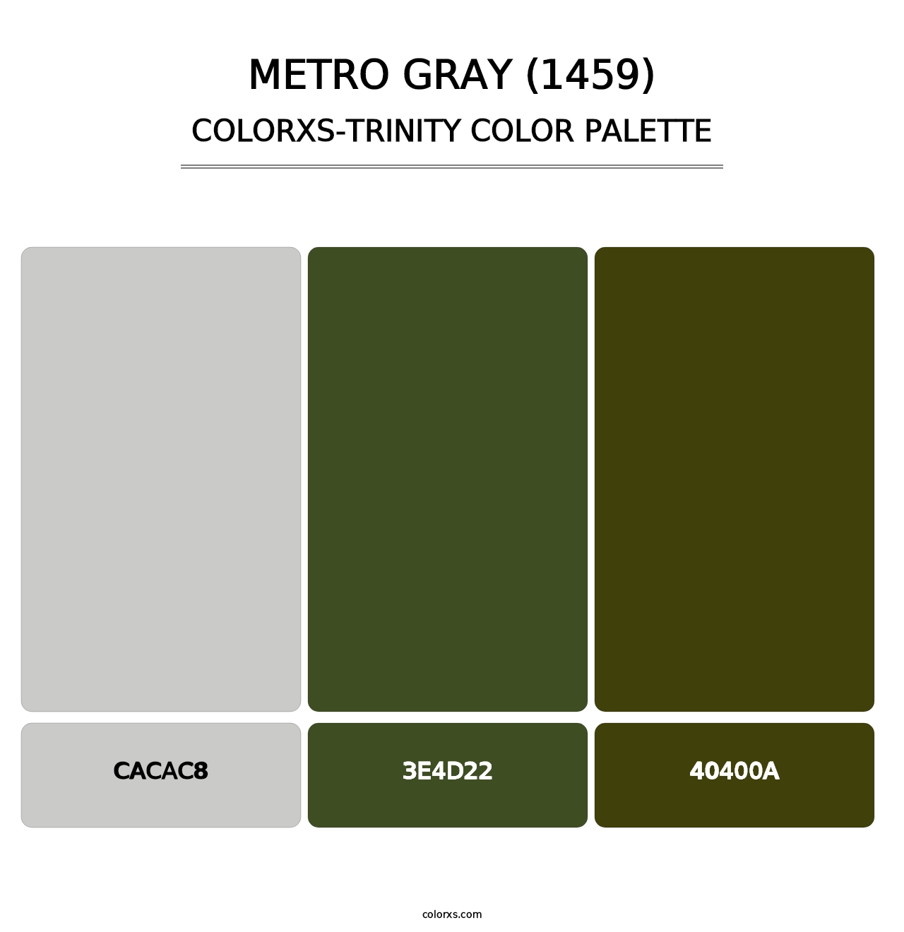 Metro Gray (1459) - Colorxs Trinity Palette