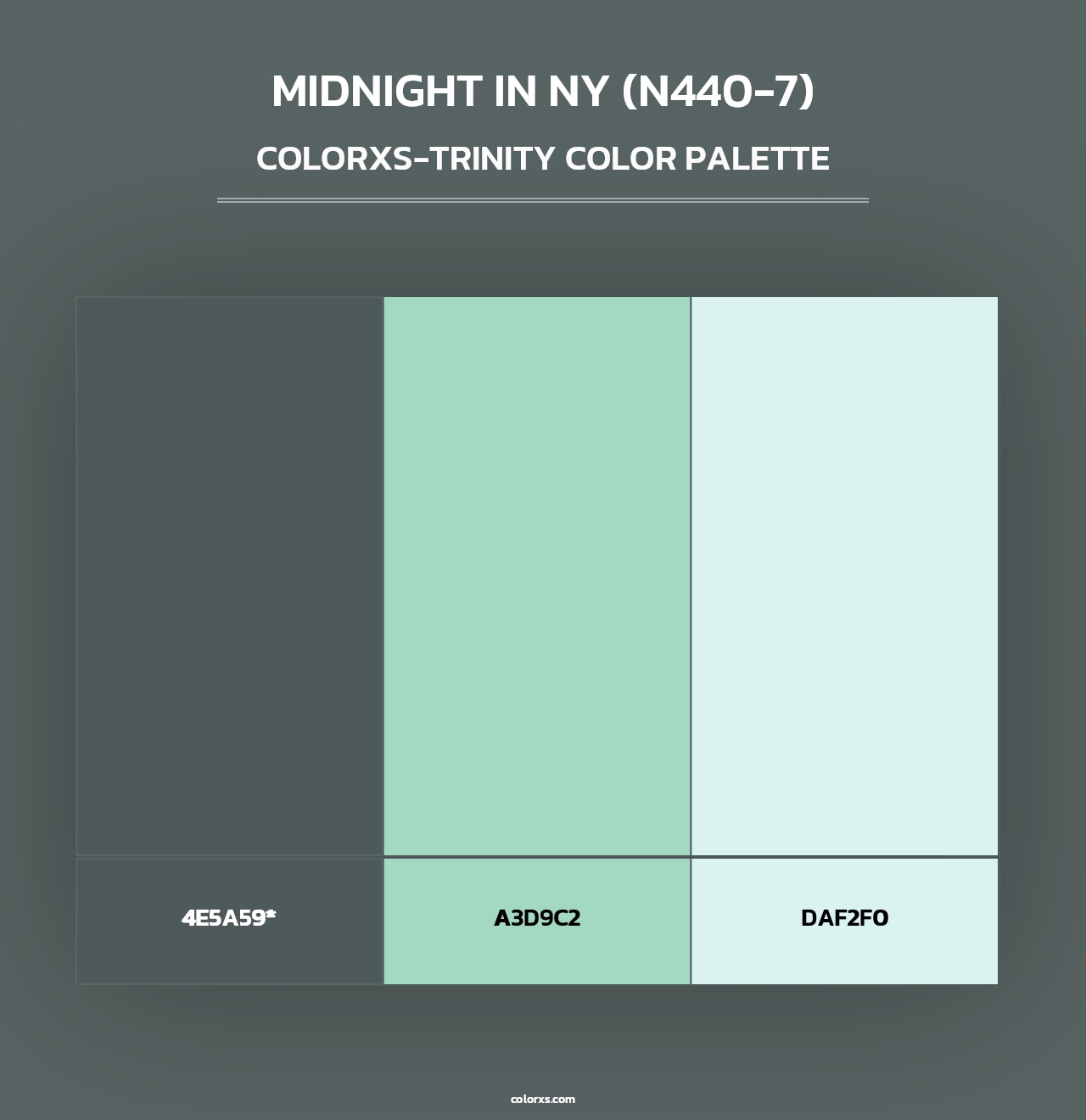 Midnight In Ny (N440-7) - Colorxs Trinity Palette