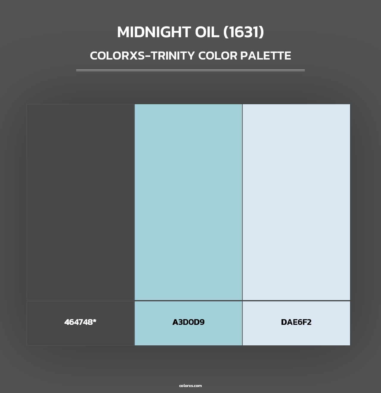 Midnight Oil (1631) - Colorxs Trinity Palette