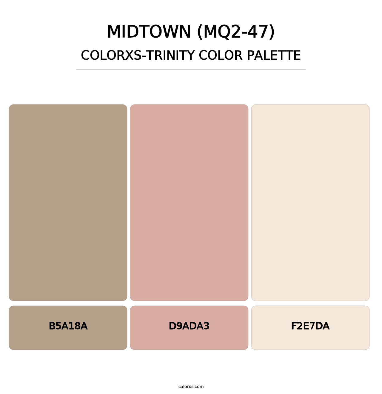 Midtown (MQ2-47) - Colorxs Trinity Palette