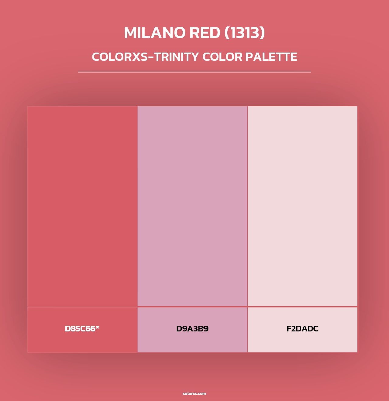 Milano Red (1313) - Colorxs Trinity Palette