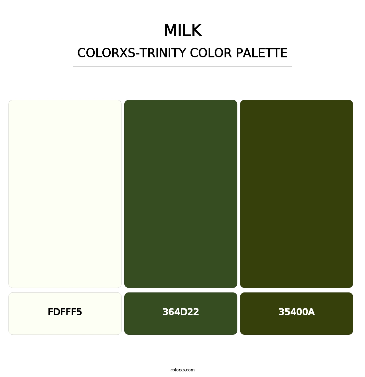 Milk - Colorxs Trinity Palette
