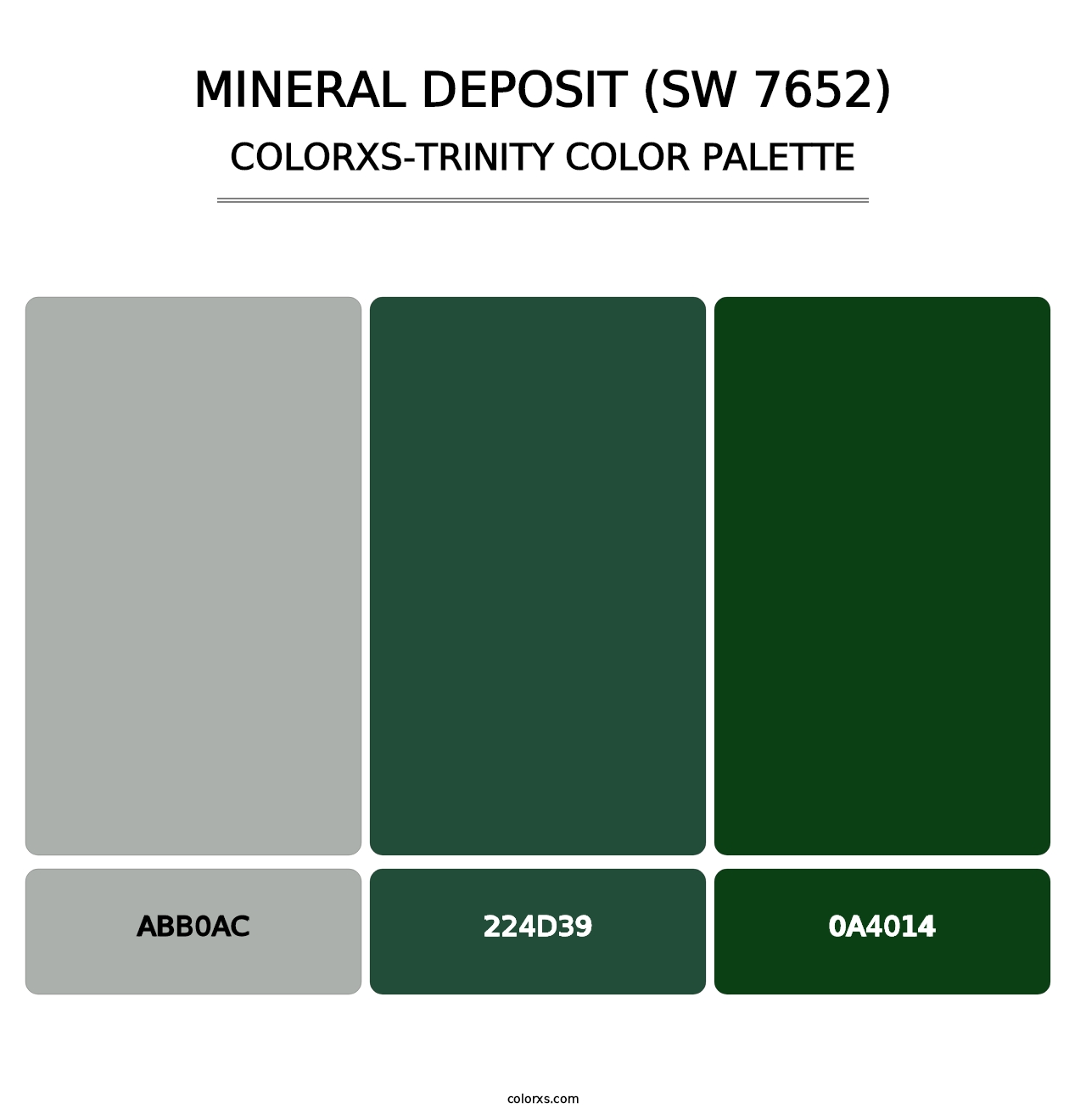 Mineral Deposit (SW 7652) - Colorxs Trinity Palette
