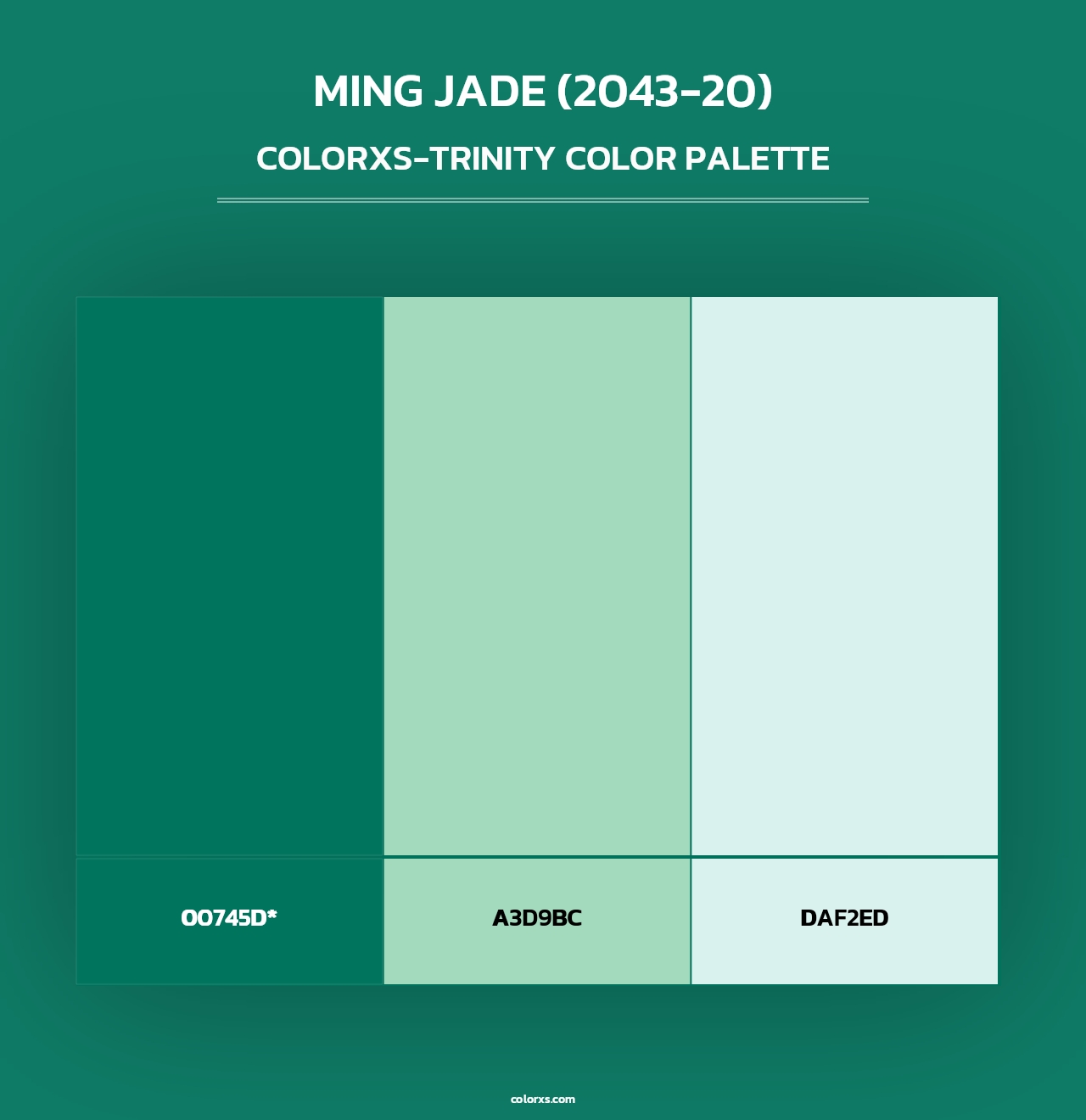 Ming Jade (2043-20) - Colorxs Trinity Palette