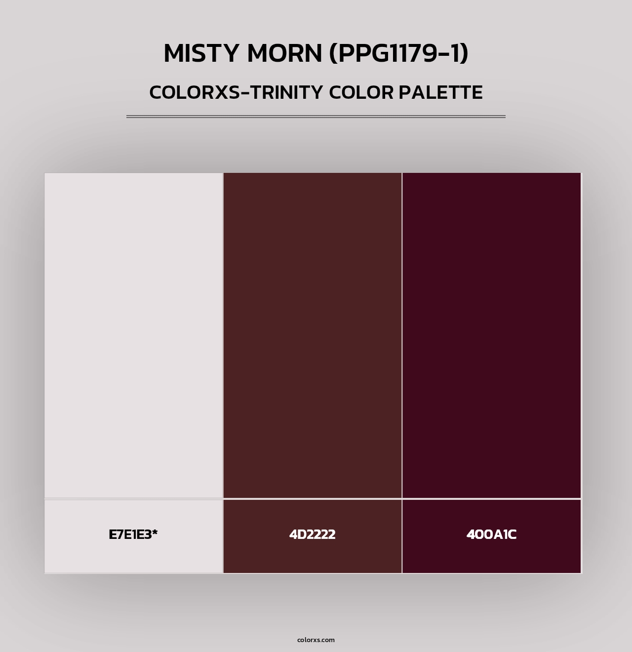 Misty Morn (PPG1179-1) - Colorxs Trinity Palette