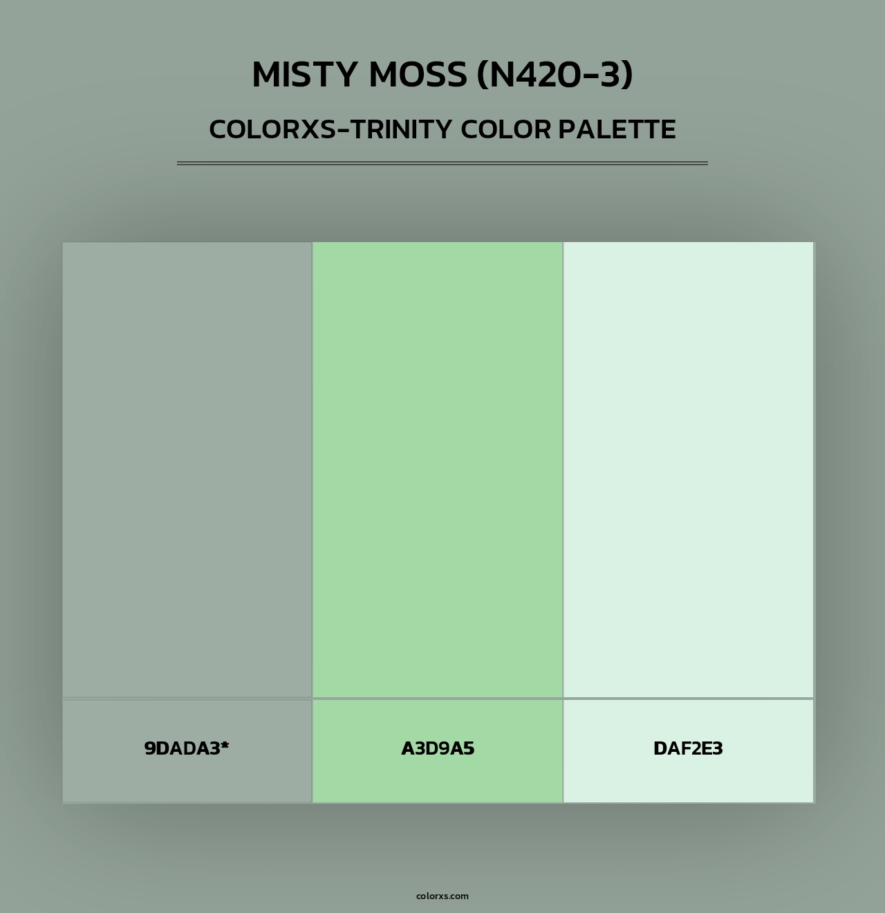 Misty Moss (N420-3) - Colorxs Trinity Palette