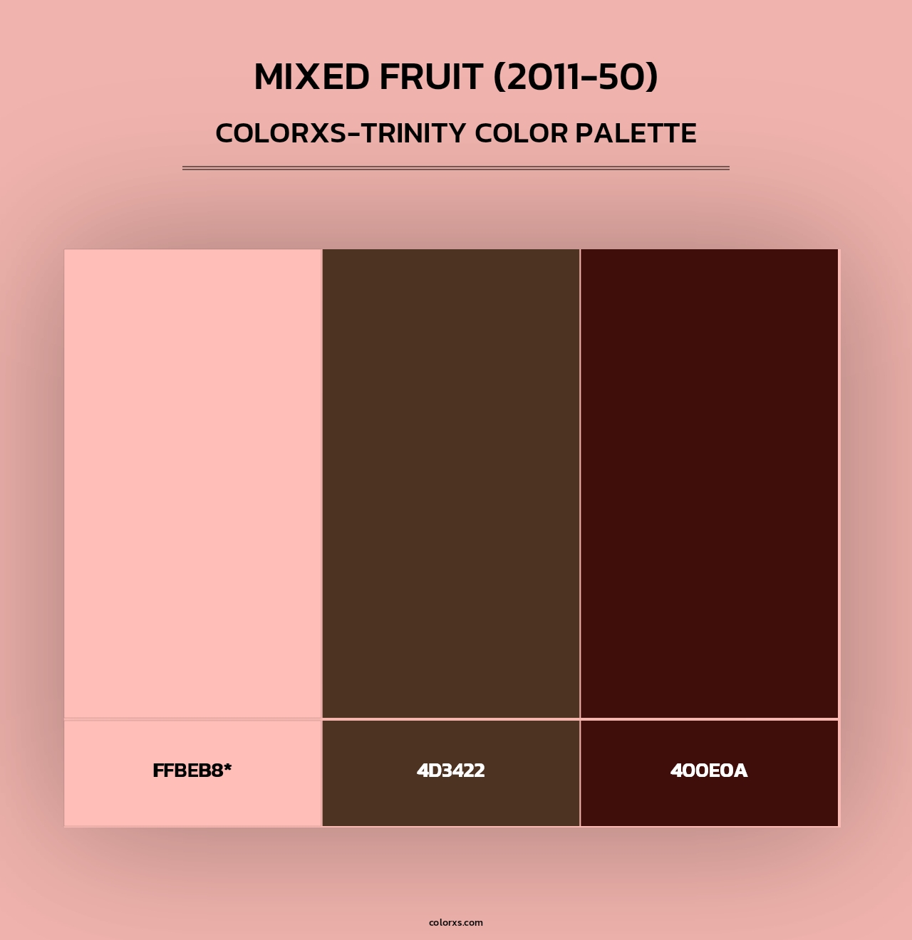 Mixed Fruit (2011-50) - Colorxs Trinity Palette