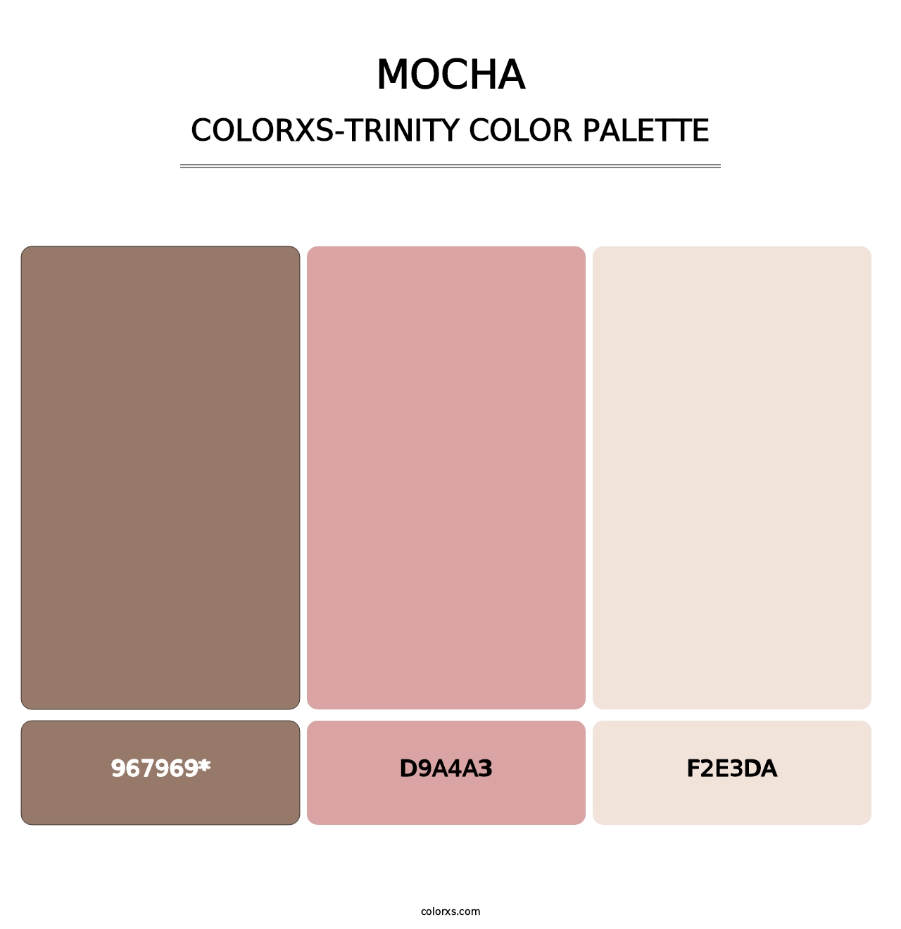 Mocha - Colorxs Trinity Palette