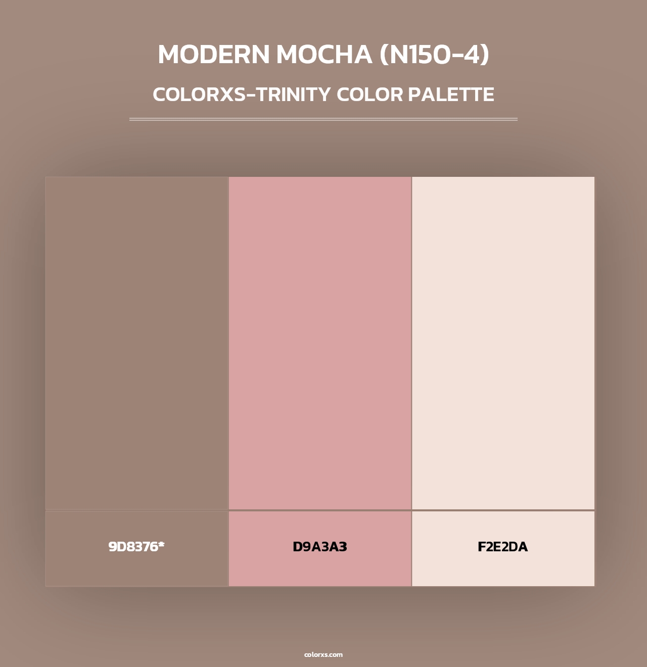 Modern Mocha (N150-4) - Colorxs Trinity Palette