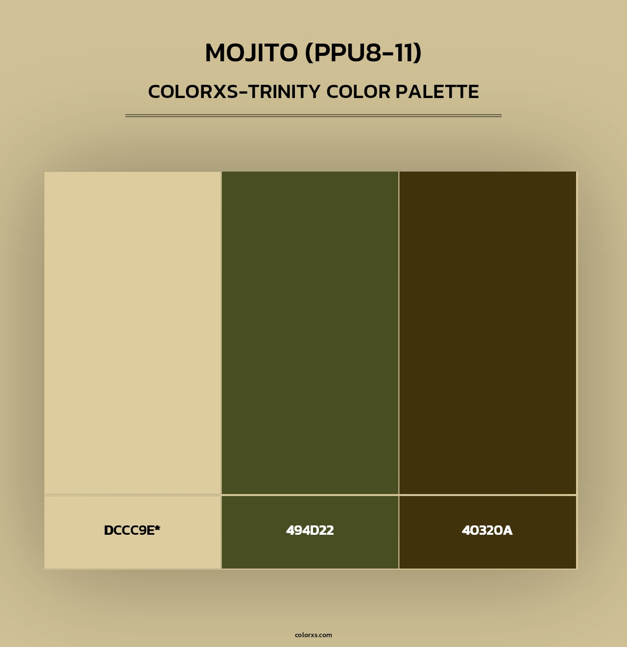 Mojito (PPU8-11) - Colorxs Trinity Palette