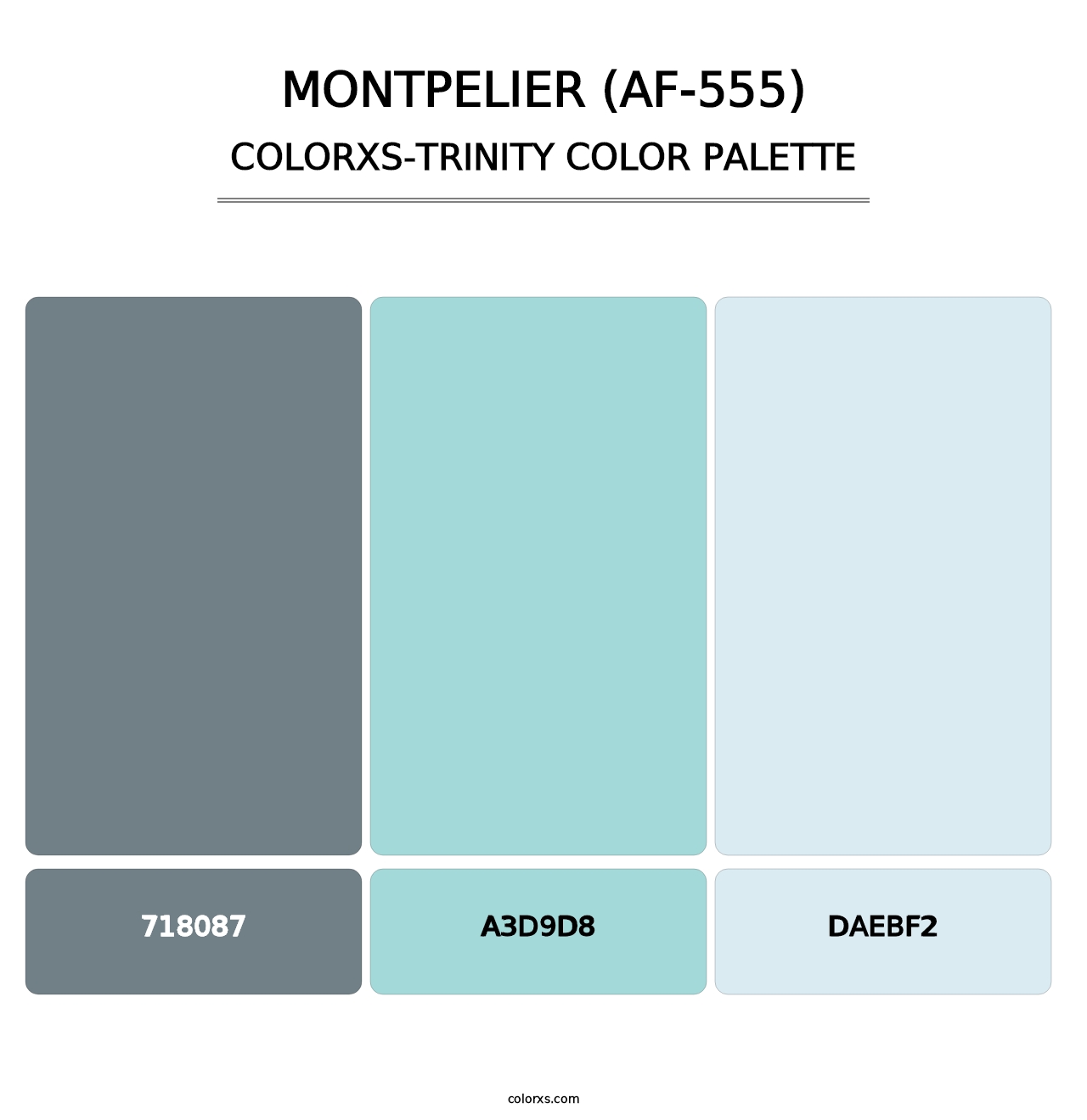 Montpelier (AF-555) - Colorxs Trinity Palette