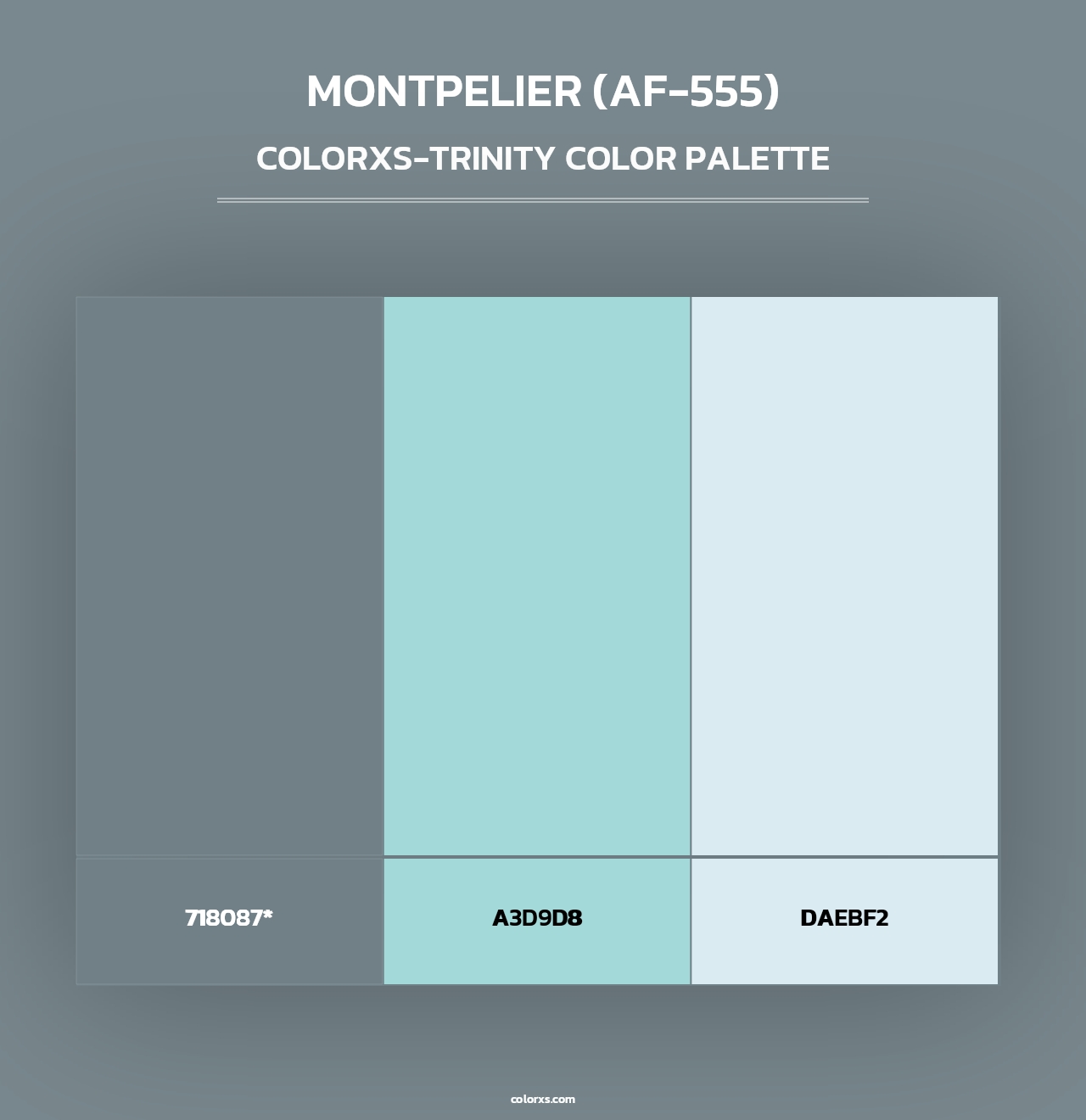 Montpelier (AF-555) - Colorxs Trinity Palette