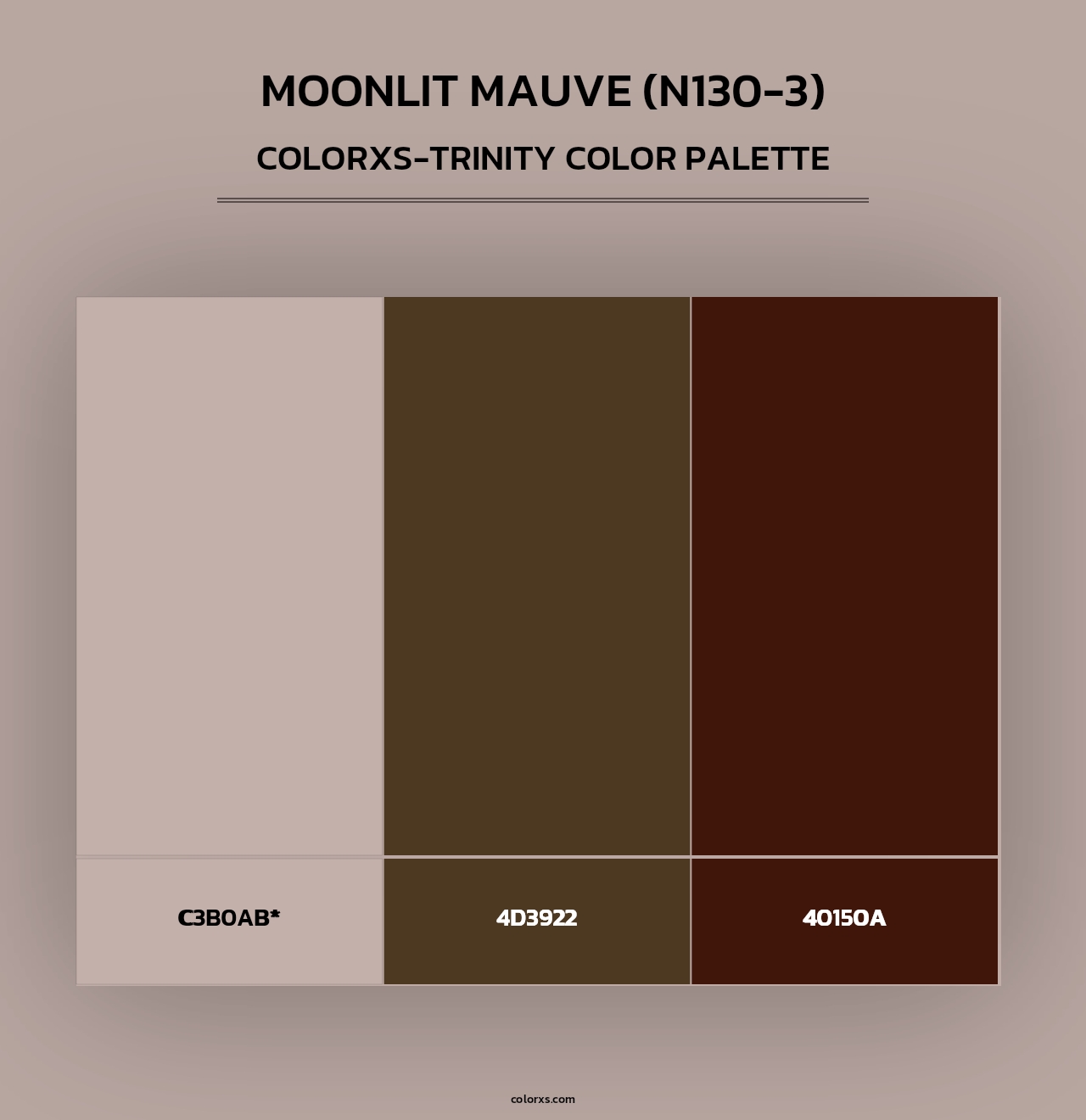 Moonlit Mauve (N130-3) - Colorxs Trinity Palette