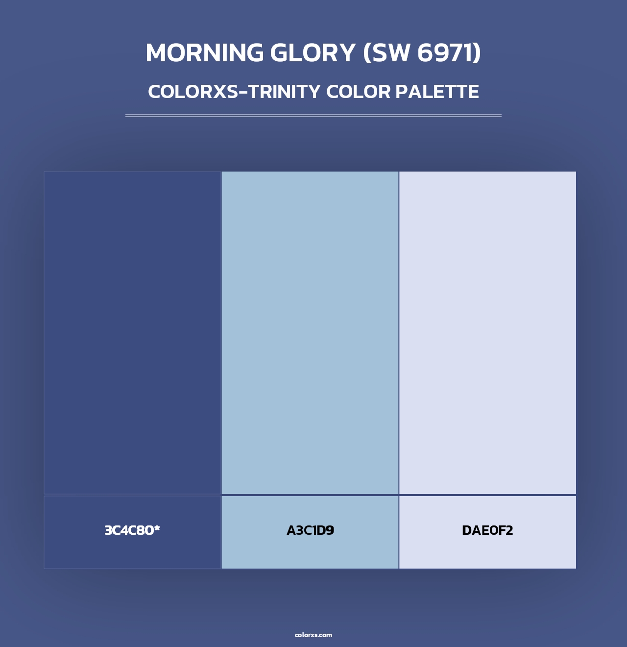 Morning Glory (SW 6971) - Colorxs Trinity Palette