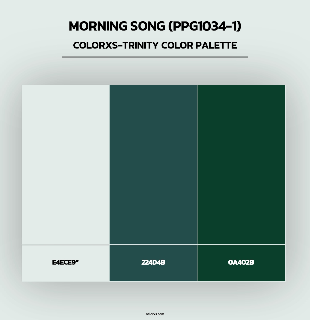 Morning Song (PPG1034-1) - Colorxs Trinity Palette