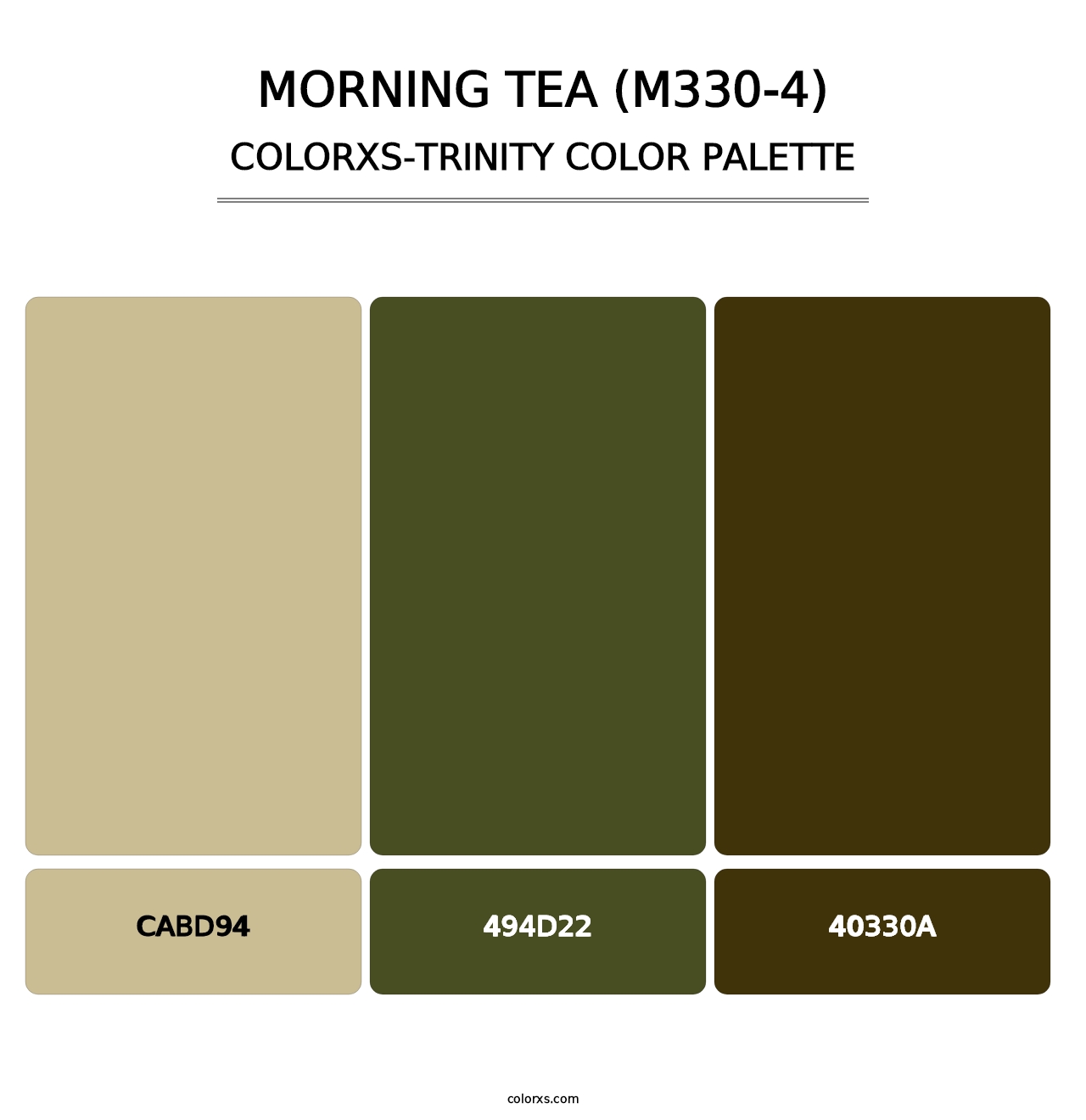 Morning Tea (M330-4) - Colorxs Trinity Palette