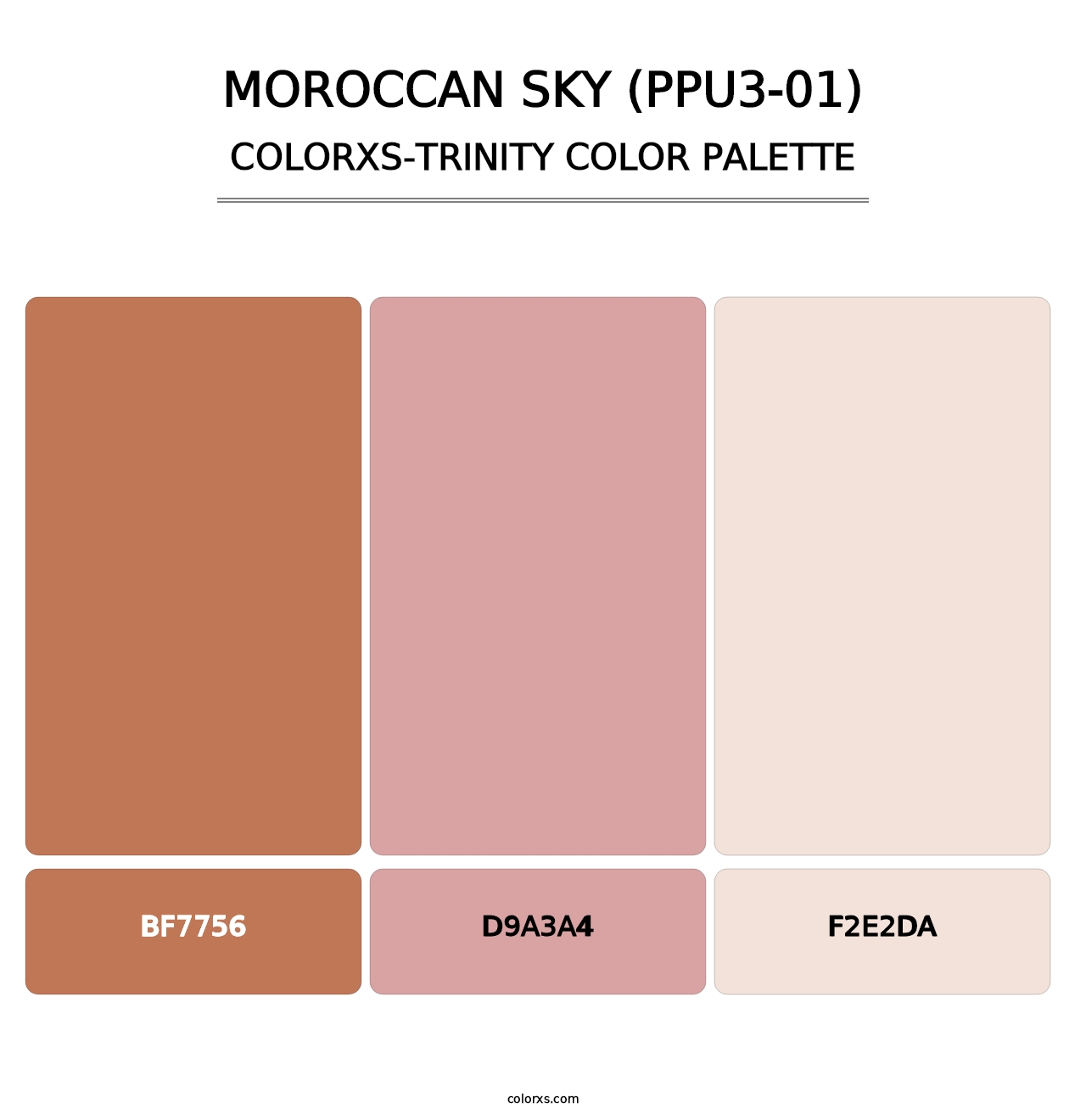 Moroccan Sky (PPU3-01) - Colorxs Trinity Palette