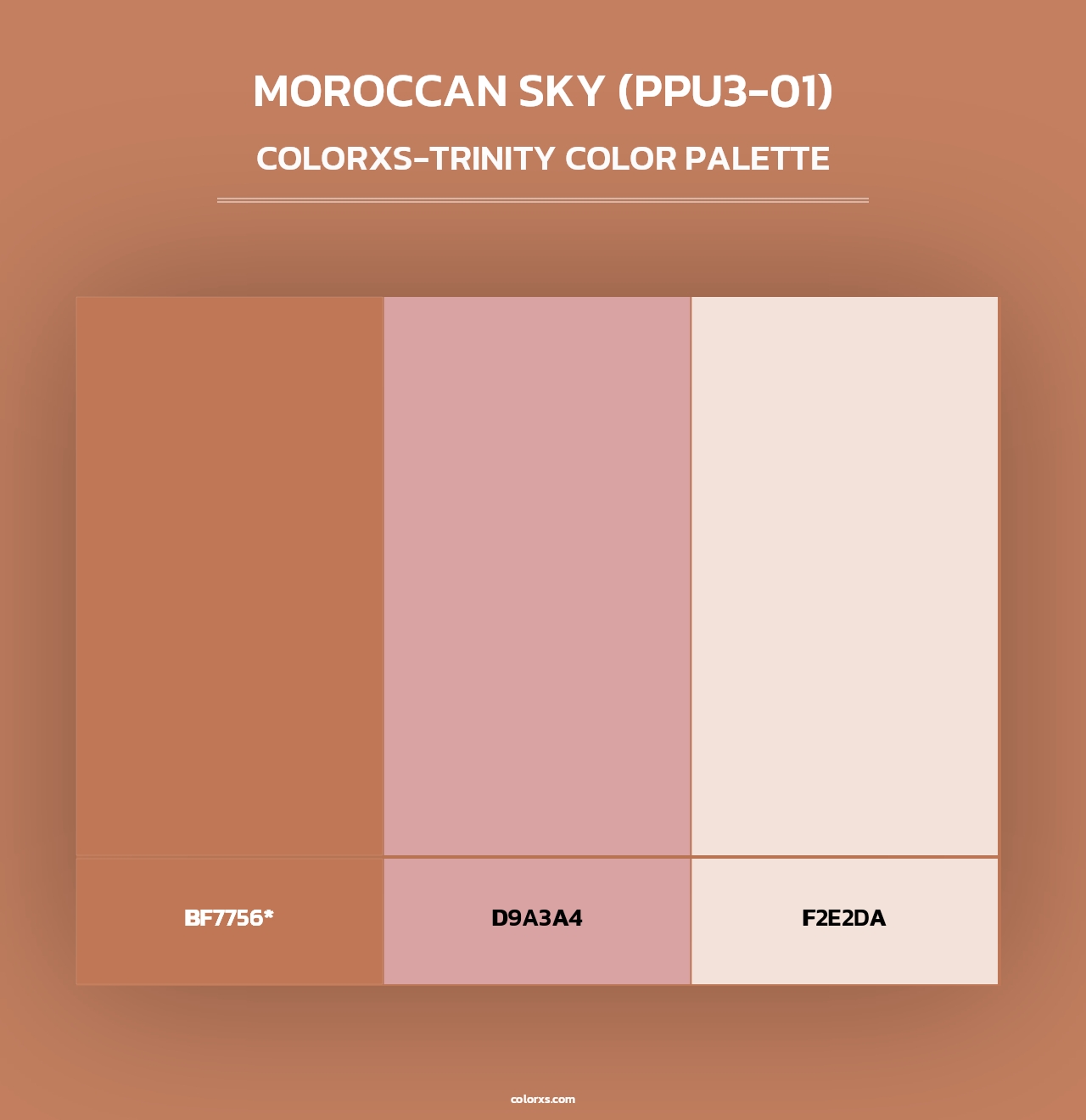 Moroccan Sky (PPU3-01) - Colorxs Trinity Palette