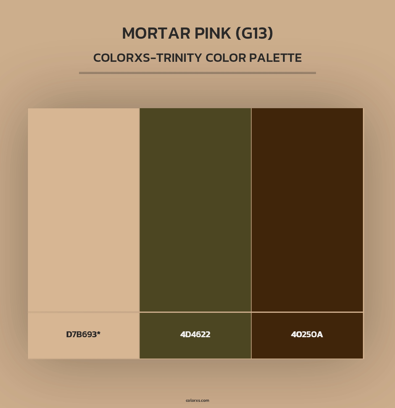 Mortar Pink (G13) - Colorxs Trinity Palette