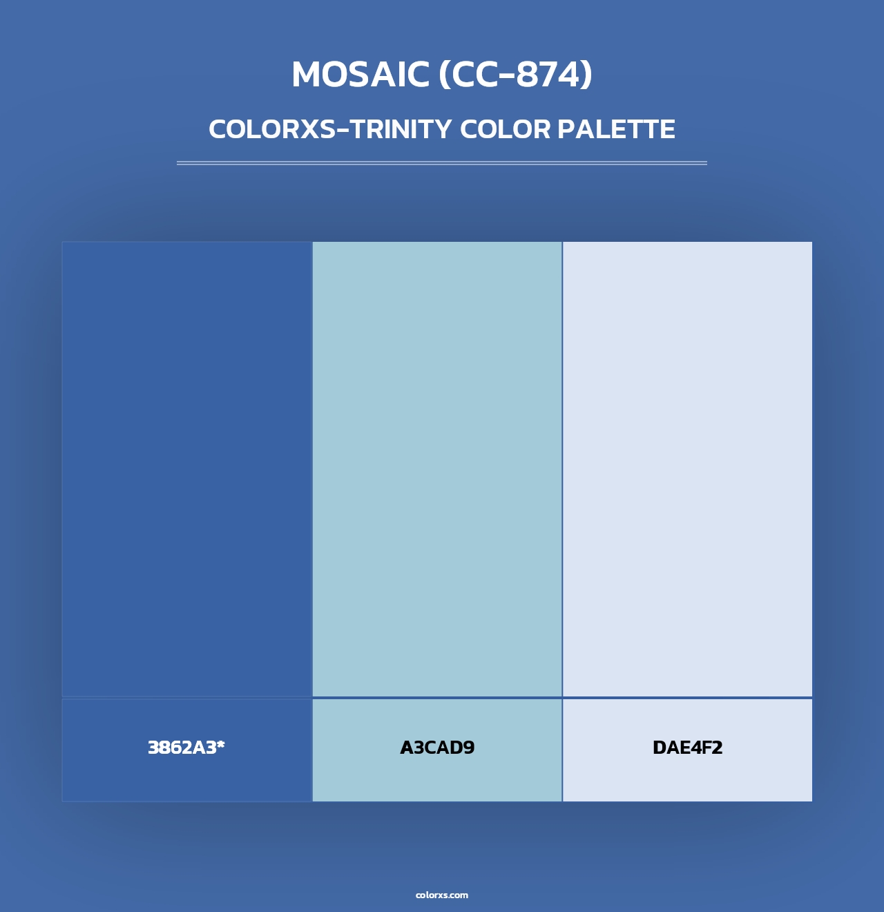 Mosaic (CC-874) - Colorxs Trinity Palette