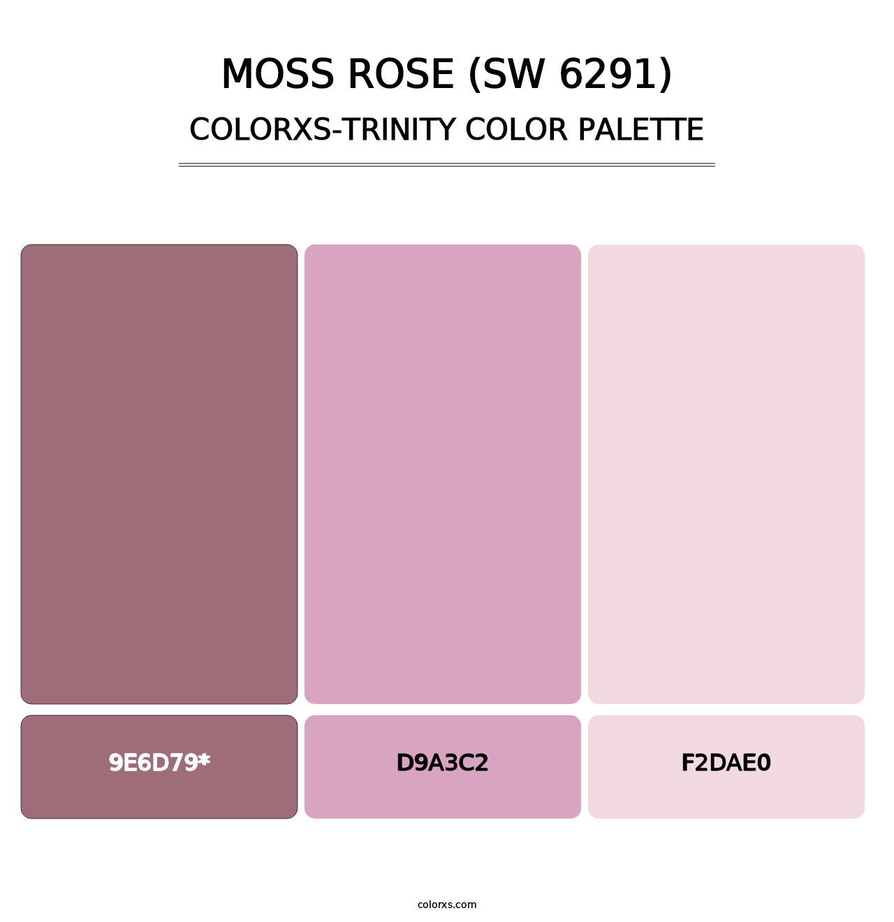 Moss Rose (SW 6291) - Colorxs Trinity Palette