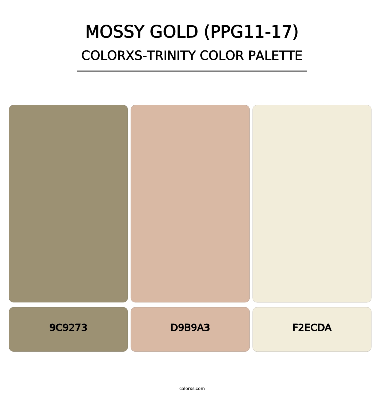 Mossy Gold (PPG11-17) - Colorxs Trinity Palette