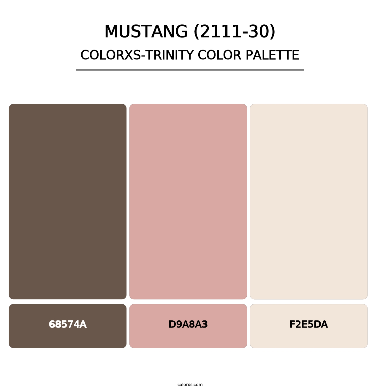 Mustang (2111-30) - Colorxs Trinity Palette