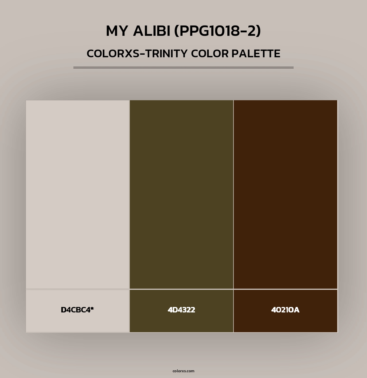 My Alibi (PPG1018-2) - Colorxs Trinity Palette
