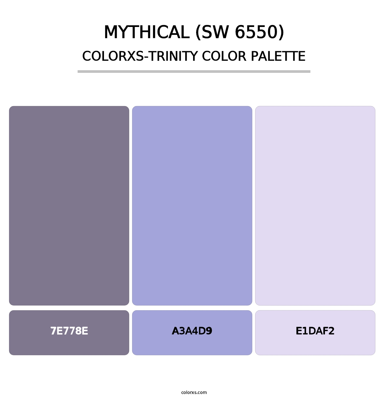 Mythical (SW 6550) - Colorxs Trinity Palette