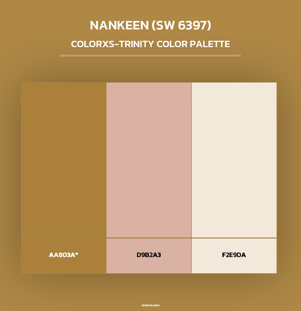 Nankeen (SW 6397) - Colorxs Trinity Palette