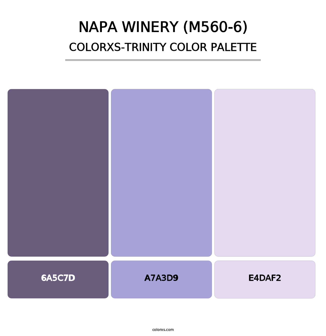 Napa Winery (M560-6) - Colorxs Trinity Palette