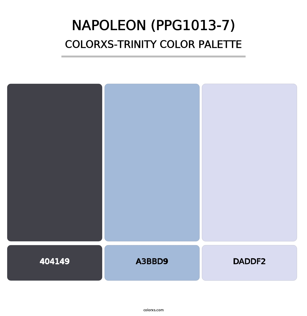 Napoleon (PPG1013-7) - Colorxs Trinity Palette